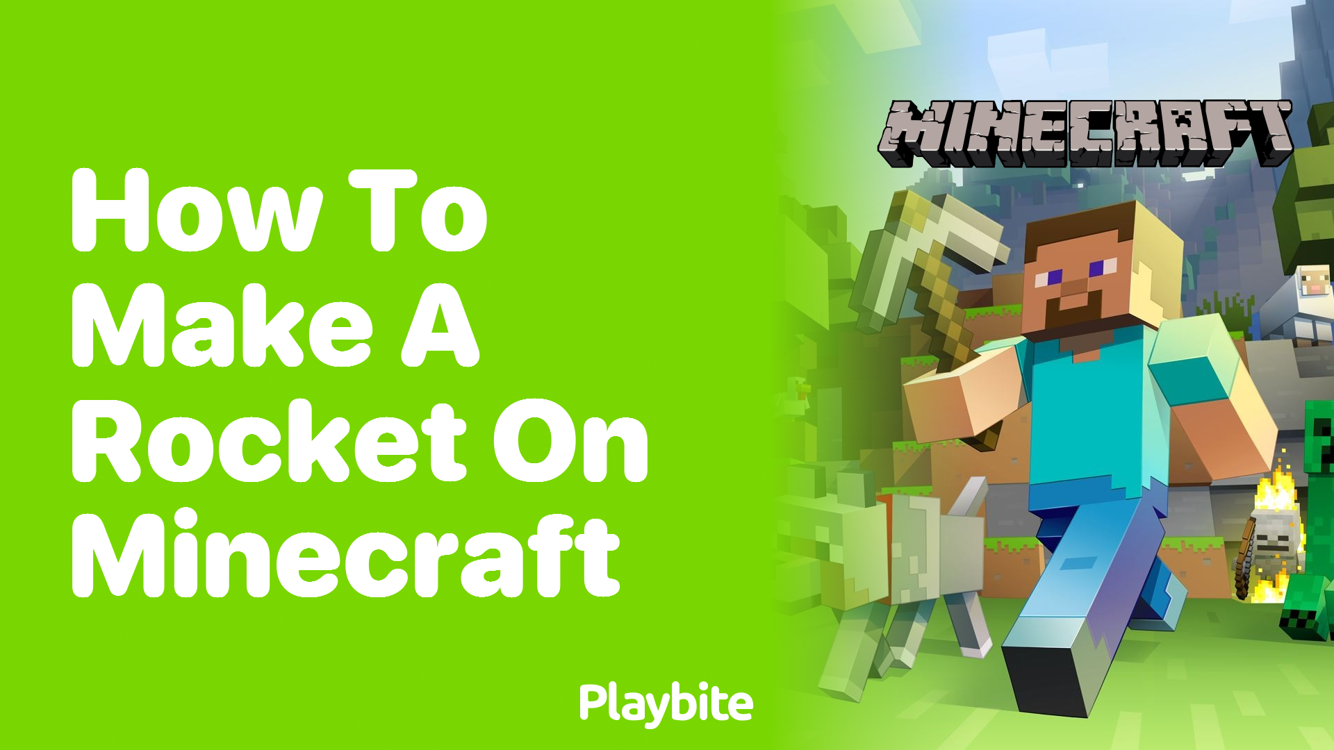 How to Make a Rocket in Minecraft