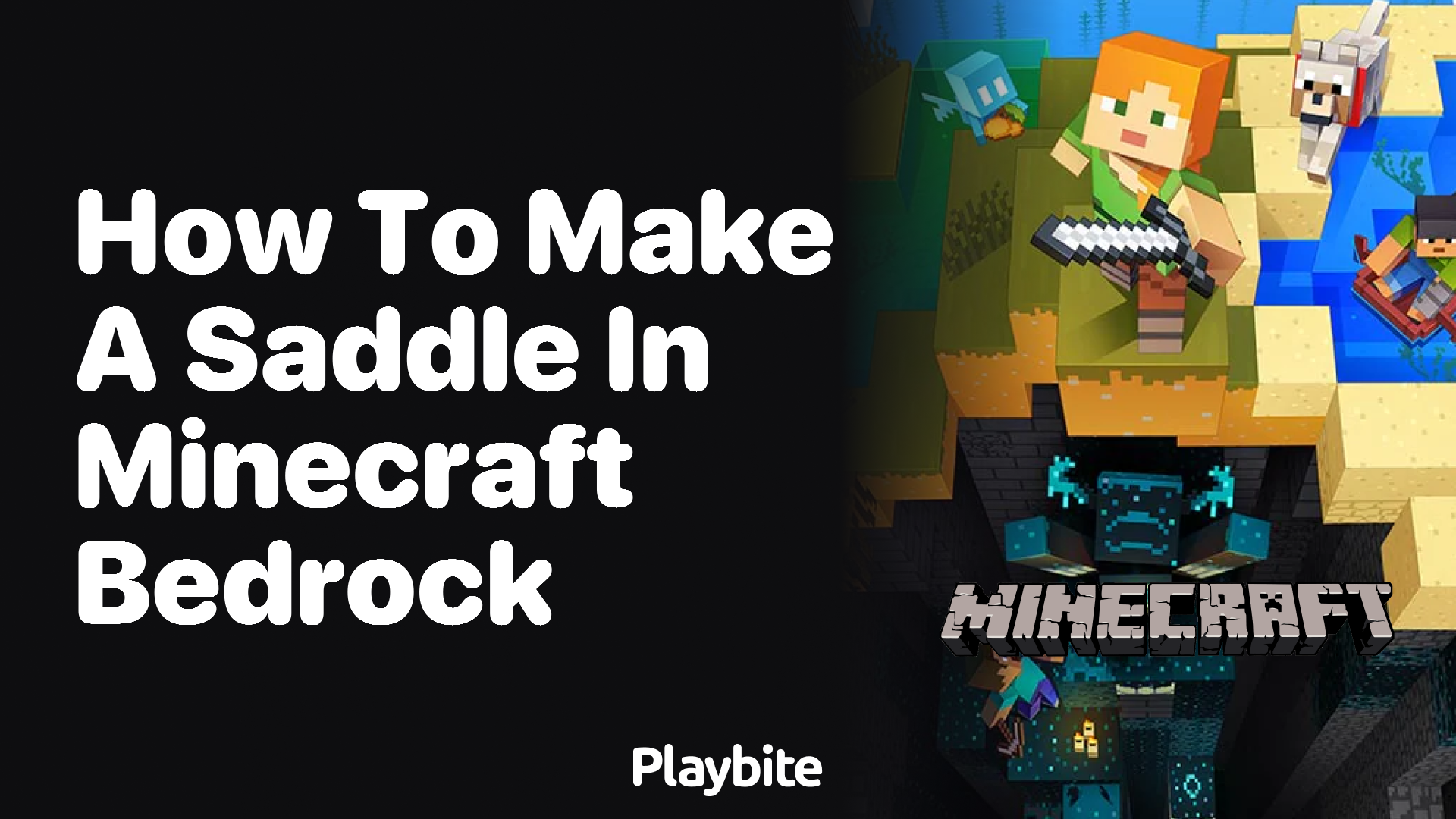 How to Make a Saddle in Minecraft Bedrock