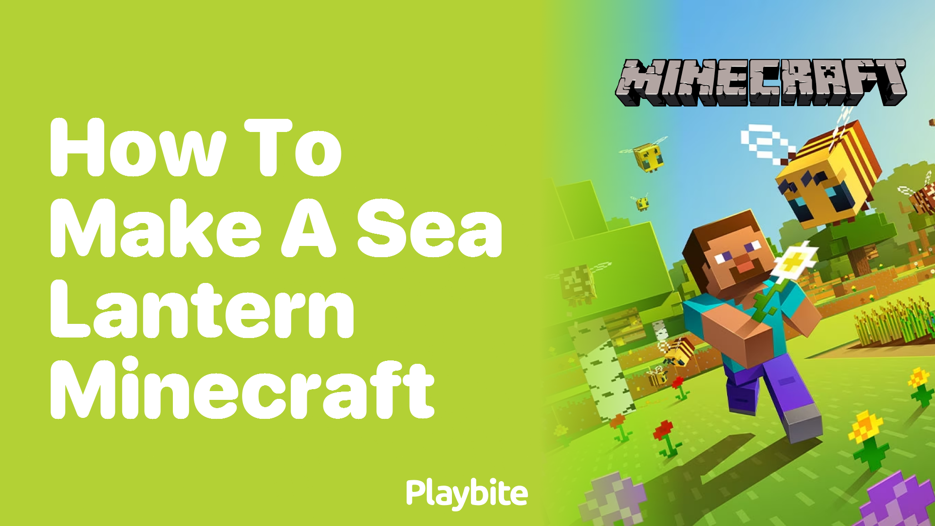 How to Make a Sea Lantern in Minecraft