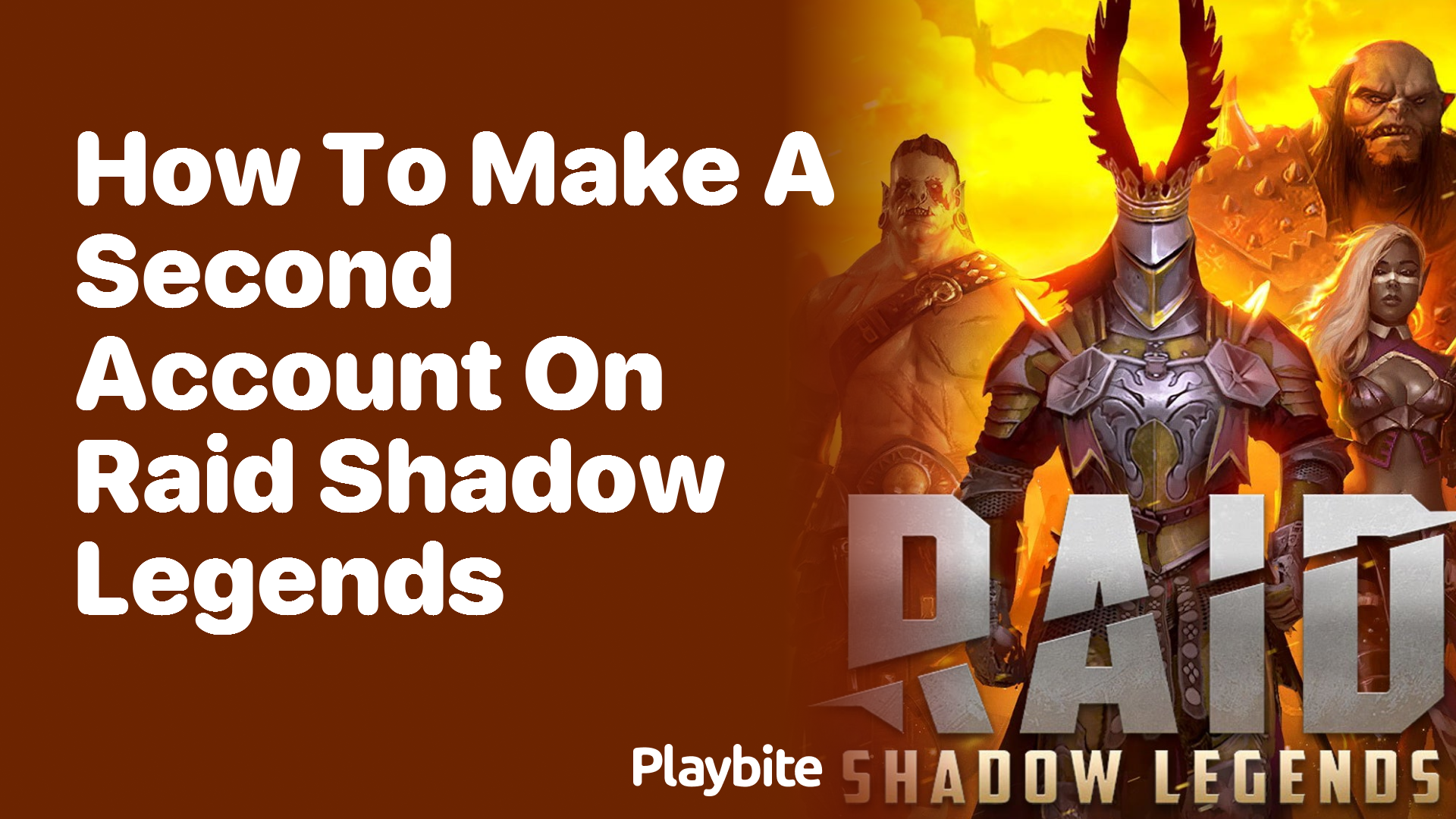 How to Make a Second Account on Raid Shadow Legends