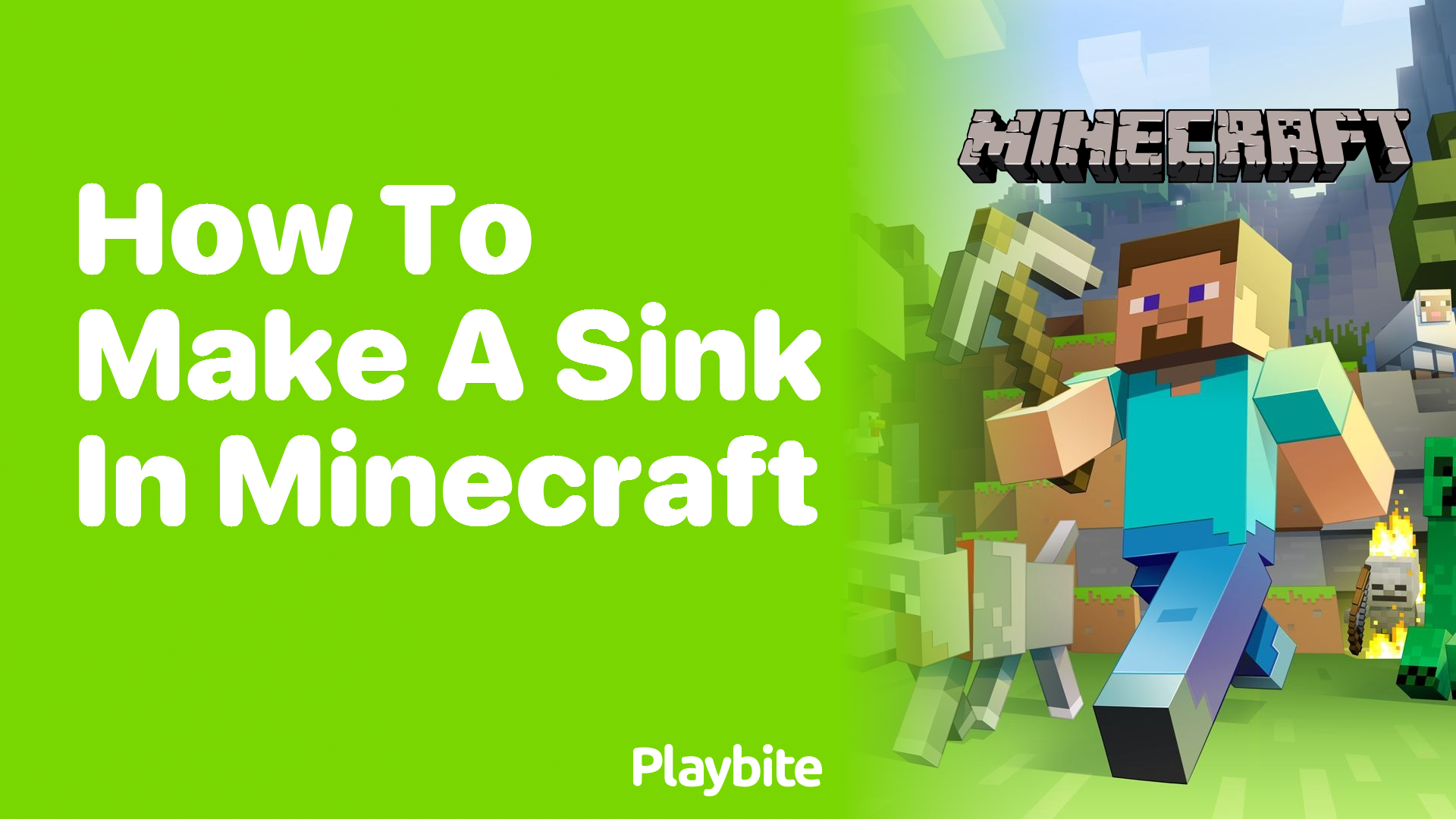 How to Make a Sink in Minecraft: A Quick Guide