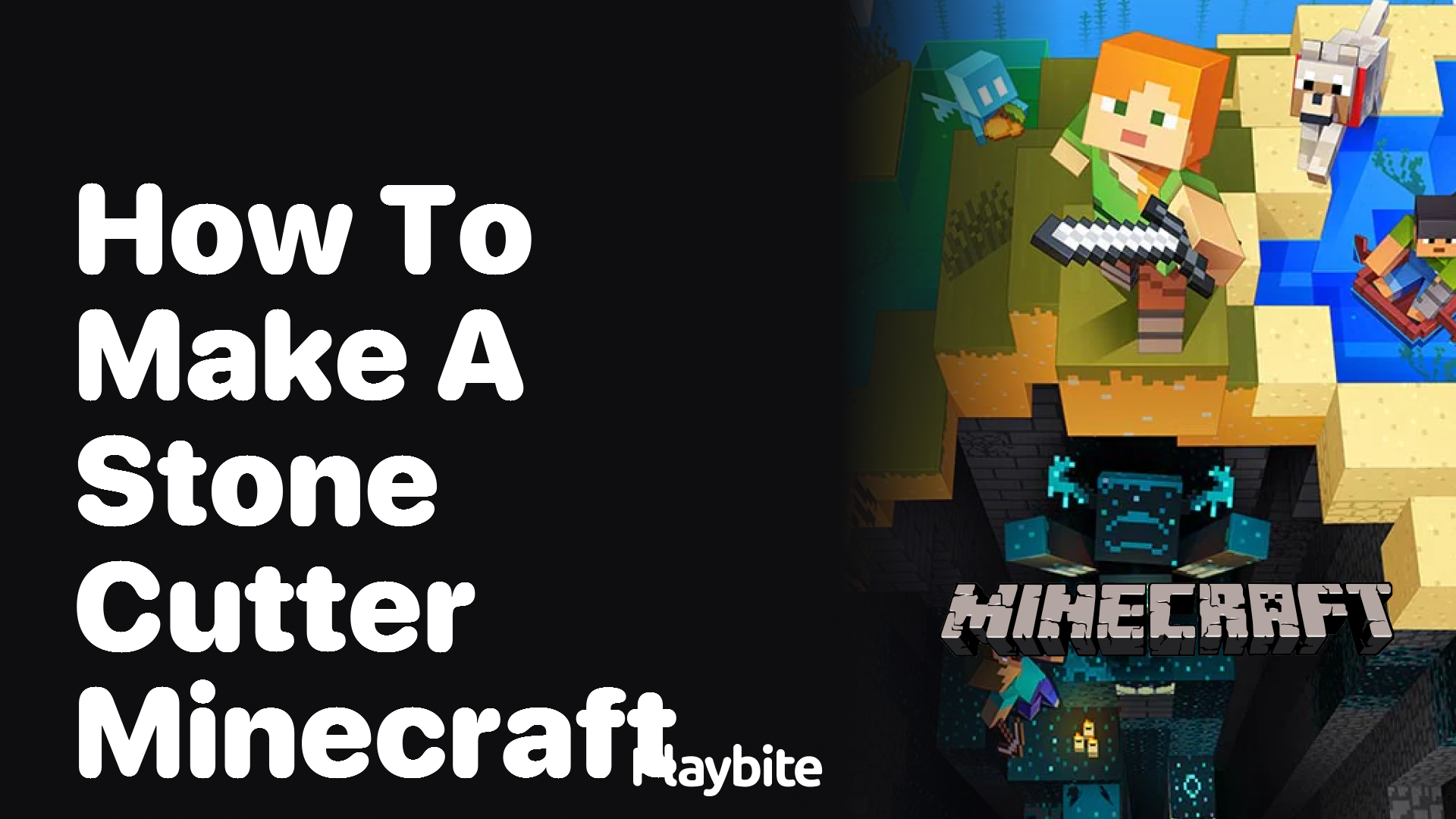 How to Make a Stone Cutter in Minecraft