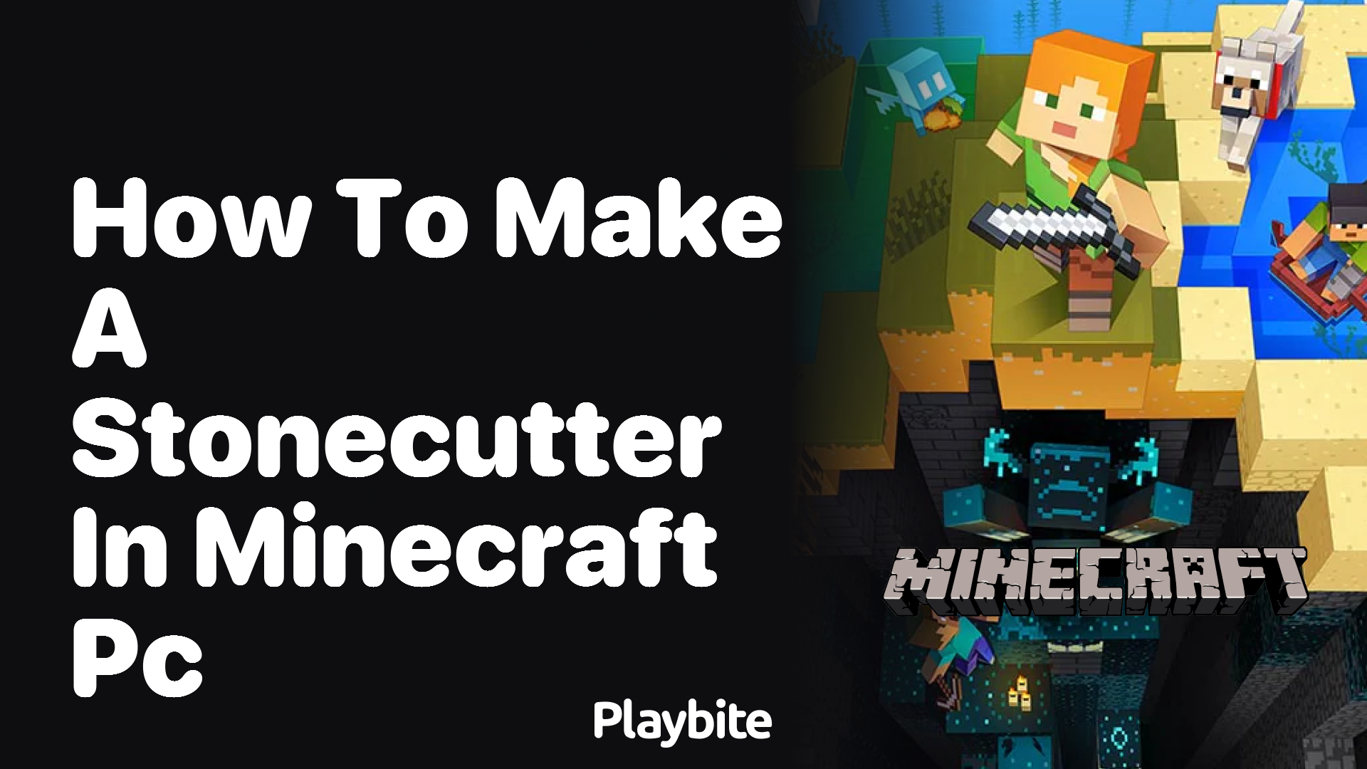 How to Make a Stonecutter in Minecraft PC?