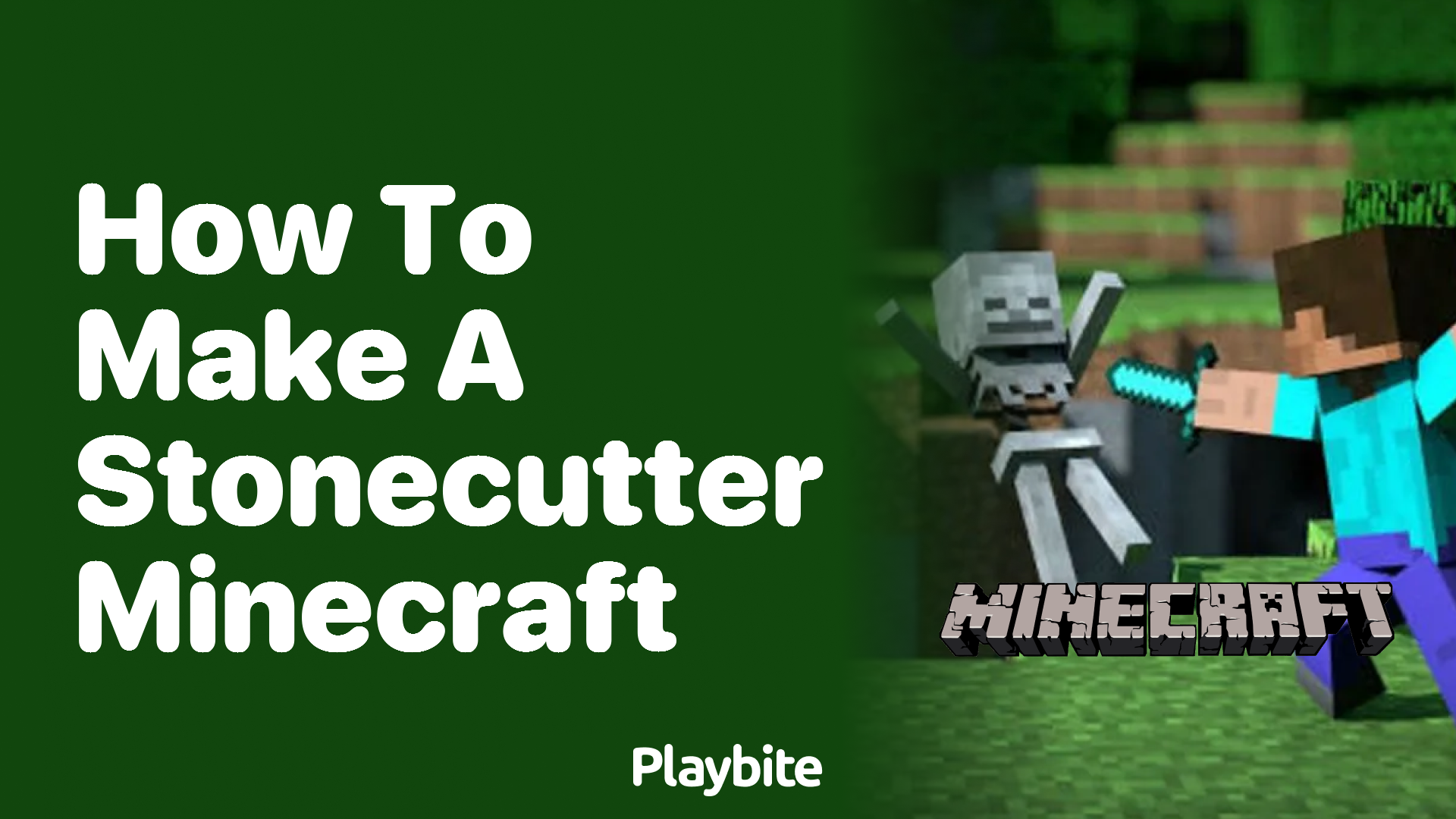 How to Make a Stonecutter in Minecraft