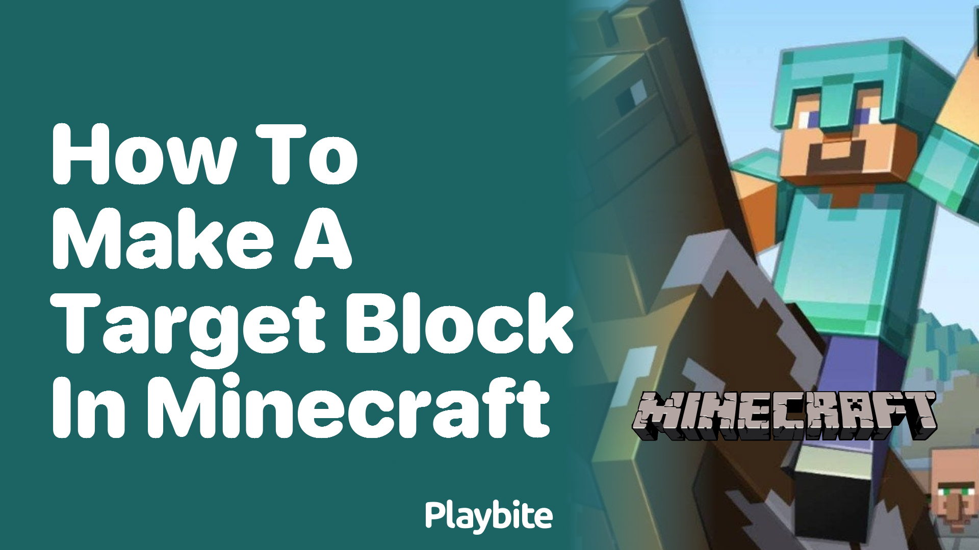 How to Make a Target Block in Minecraft