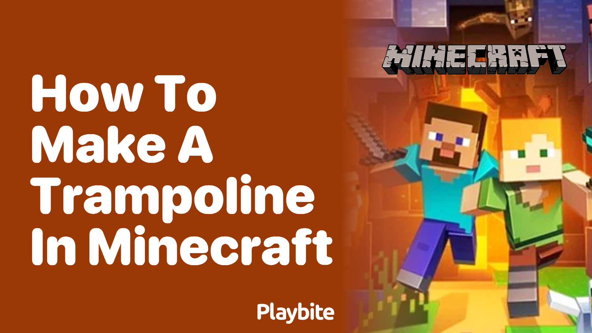 How to Make a Trampoline in Minecraft