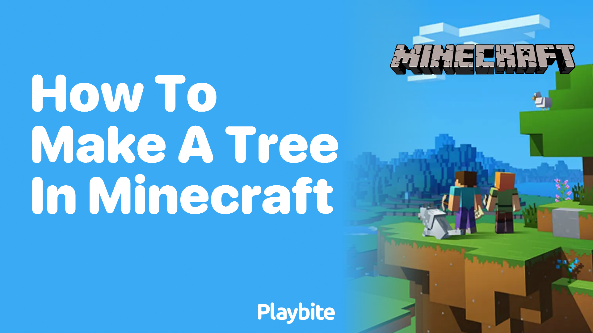 How to Make a Tree in Minecraft