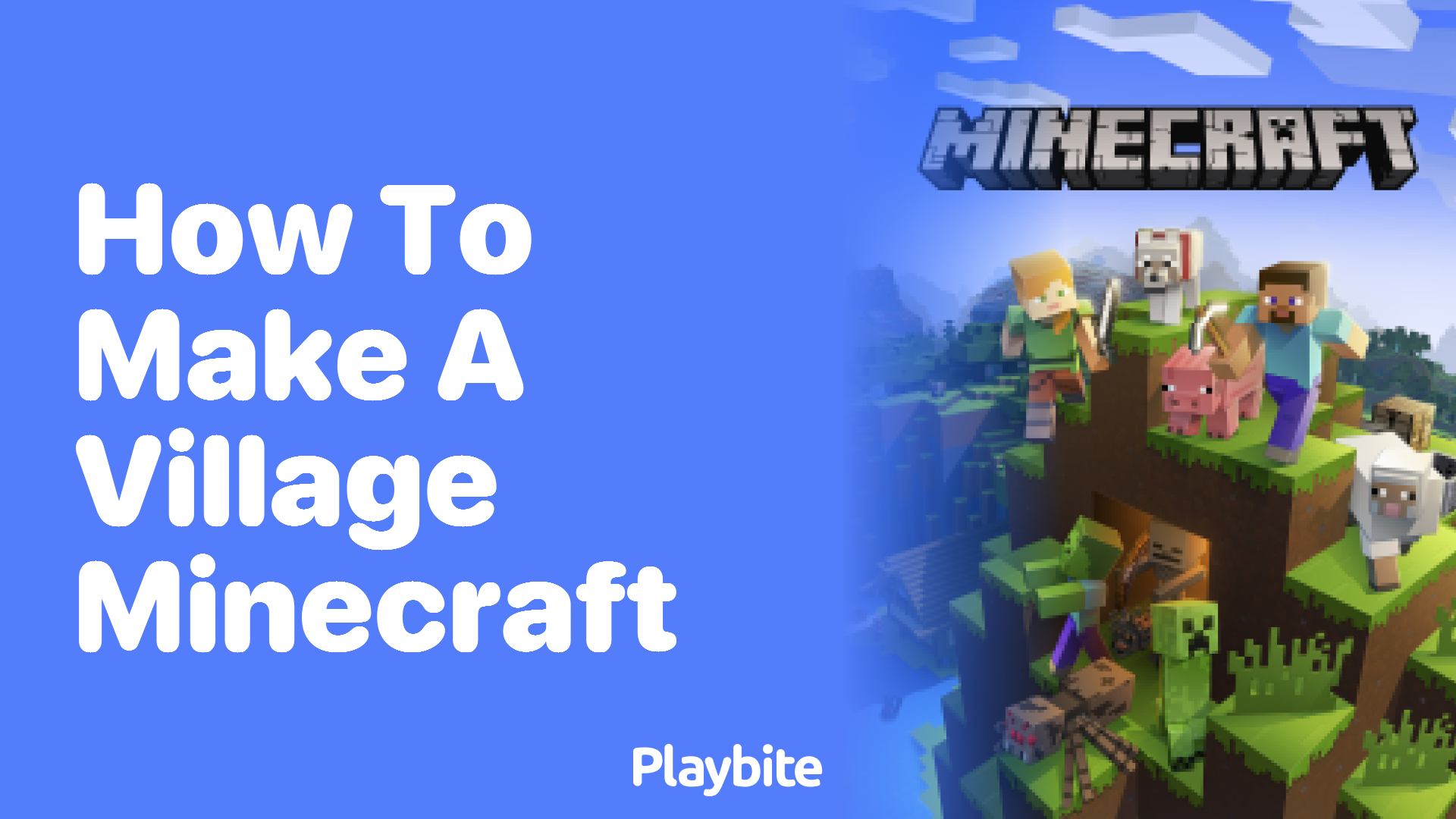 how-to-make-a-village-in-minecraft-playbite