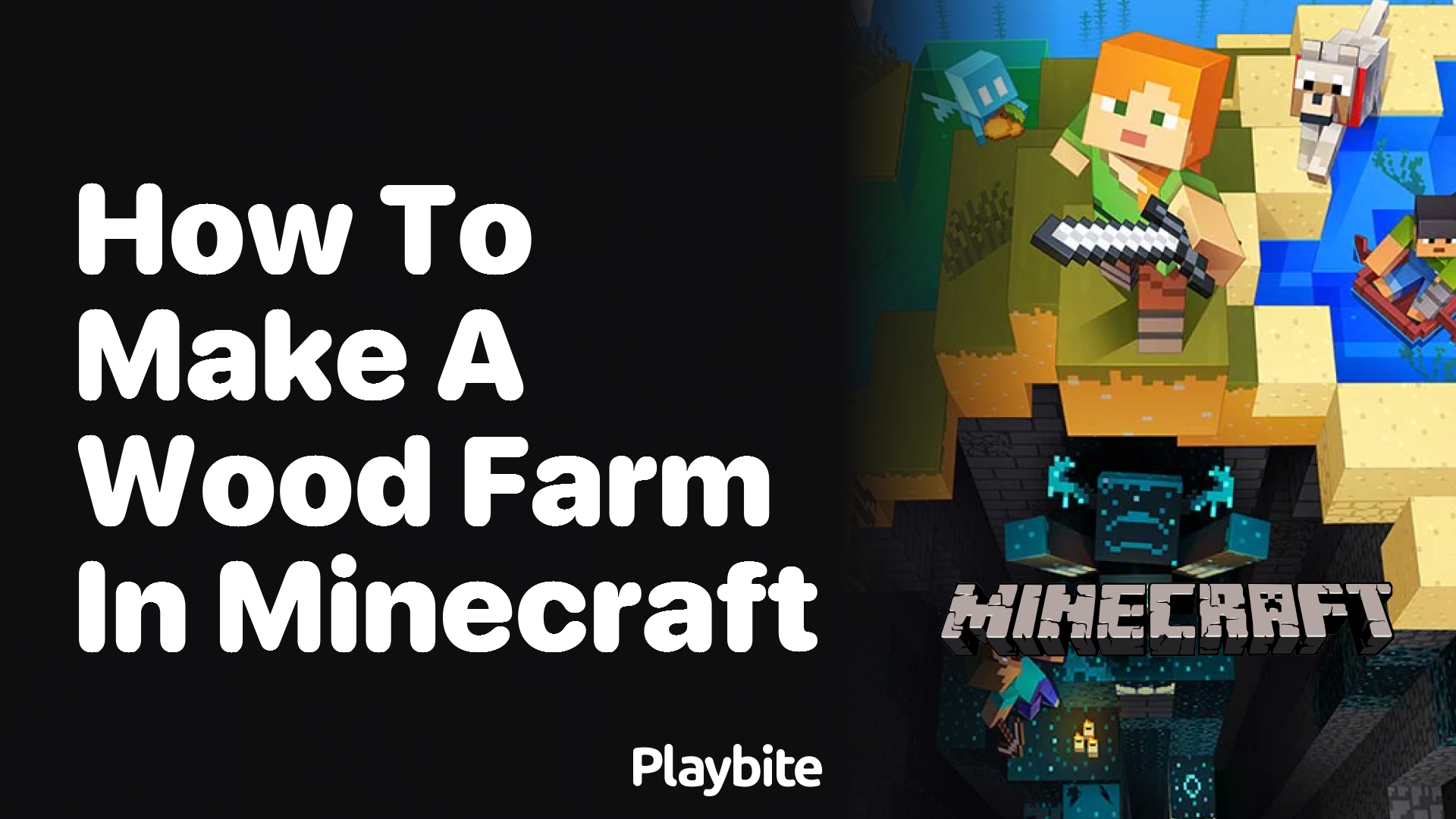 How to Make a Wood Farm in Minecraft