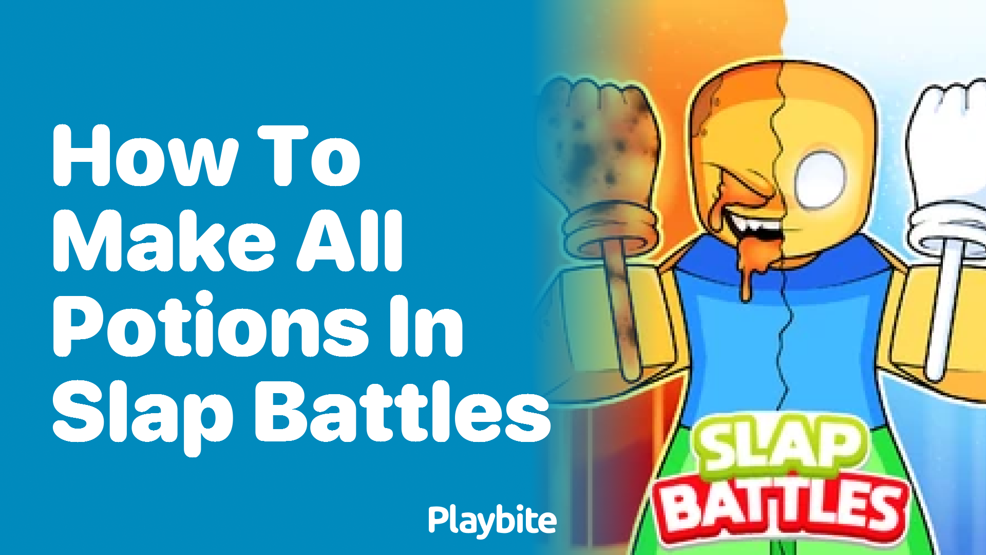 How to Make All Potions in Slap Battles