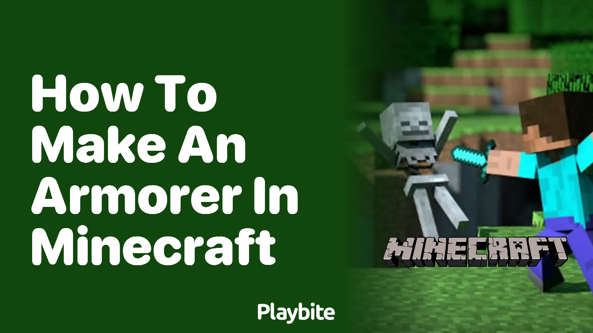 How to Make an Armorer in Minecraft: A Simple Guide - Playbite