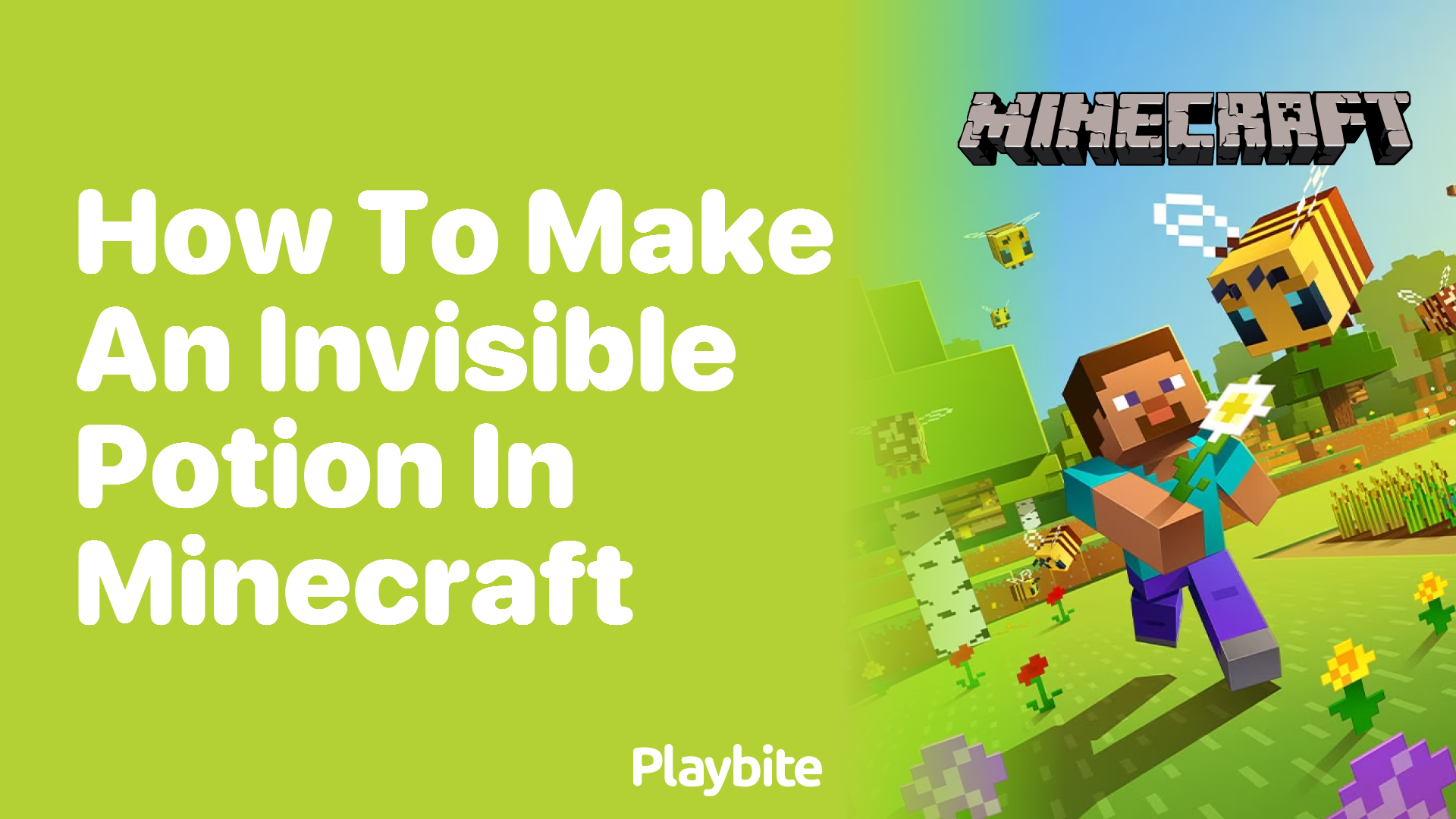 How to Make an Invisible Potion in Minecraft