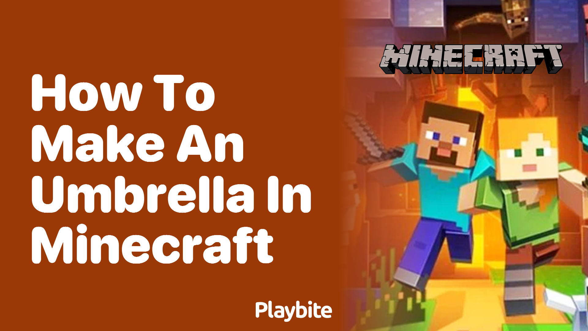 How to Make an Umbrella in Minecraft