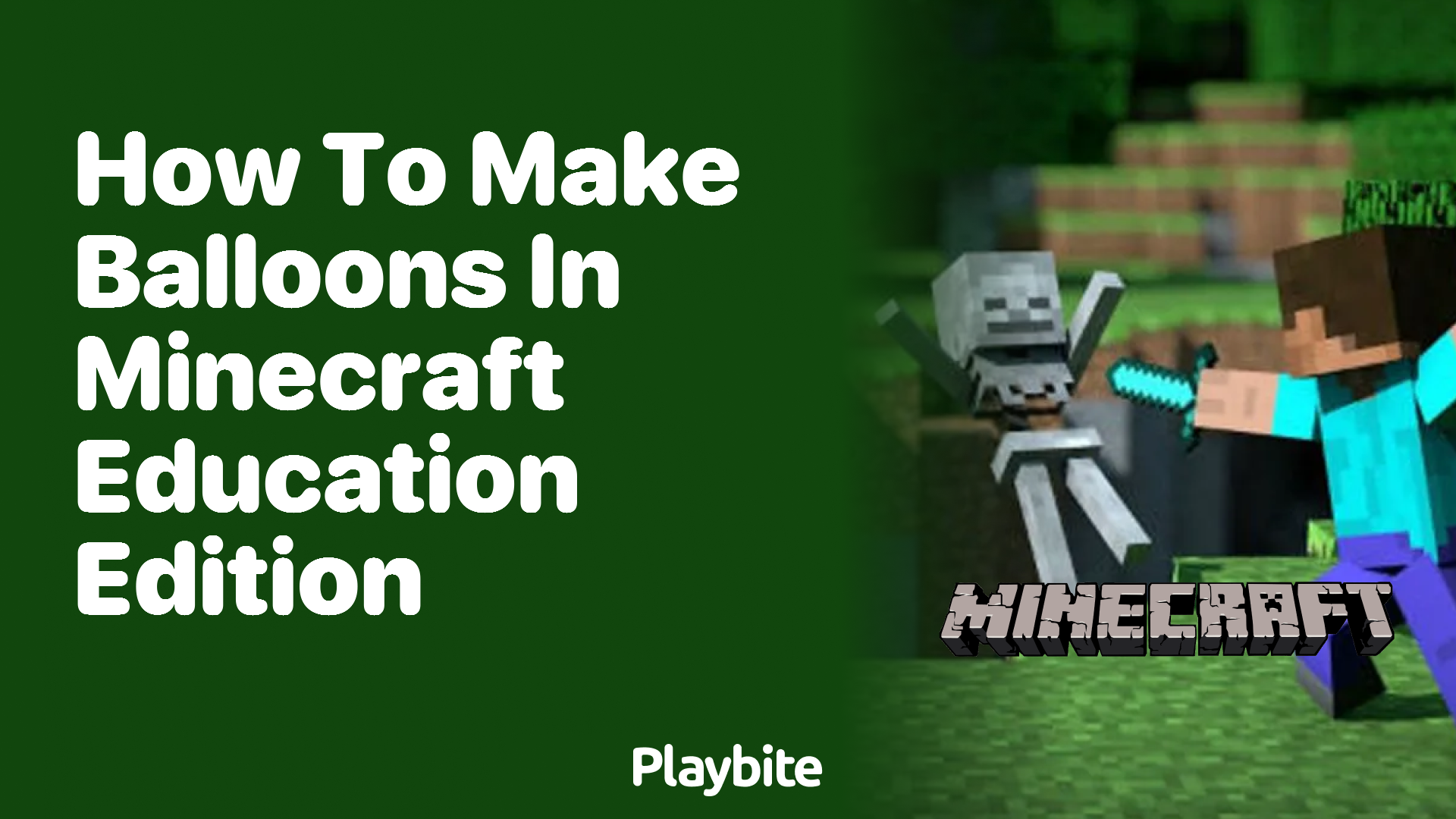 How to Make Balloons in Minecraft Education Edition