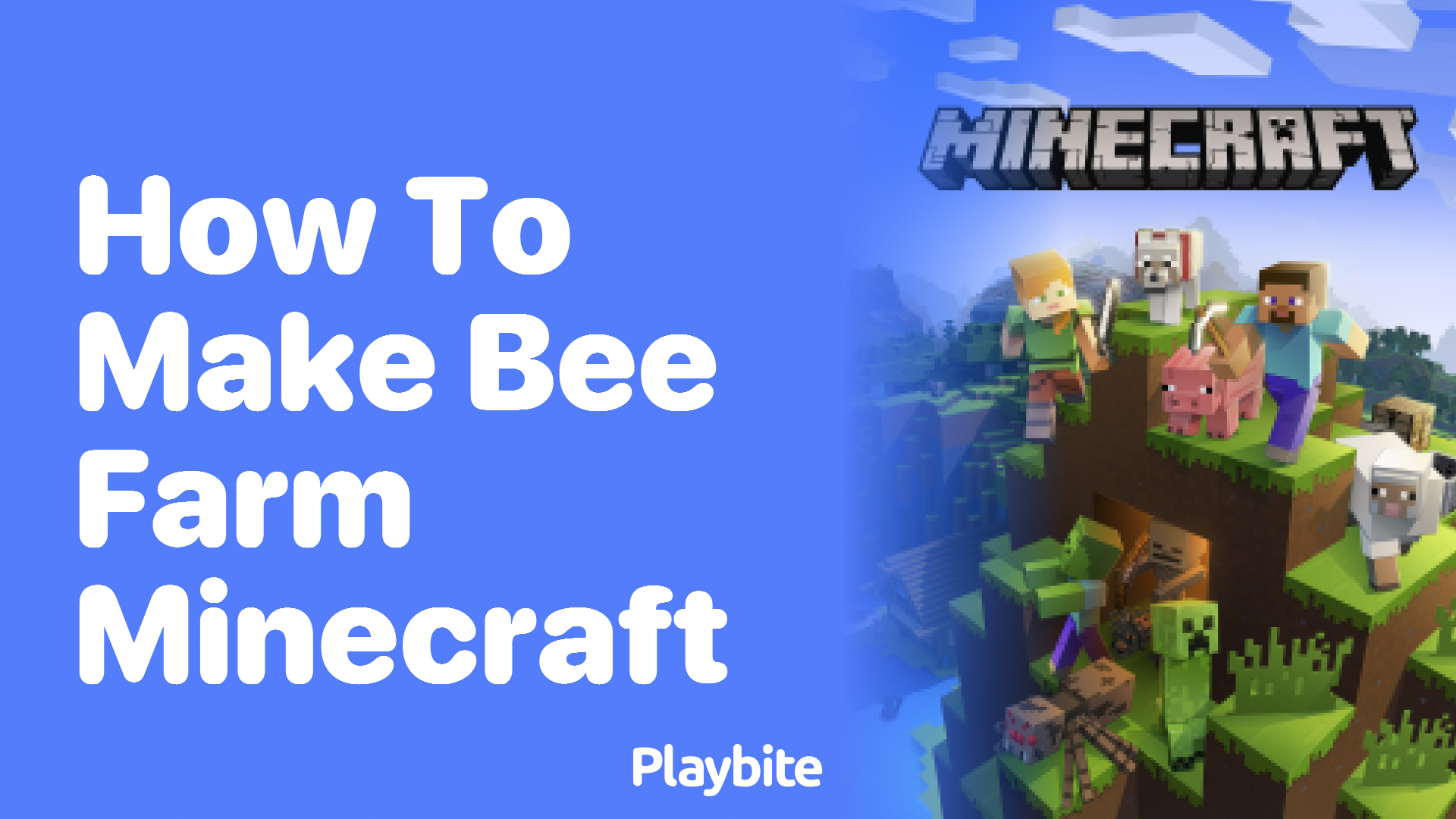 How to Make a Bee Farm in Minecraft