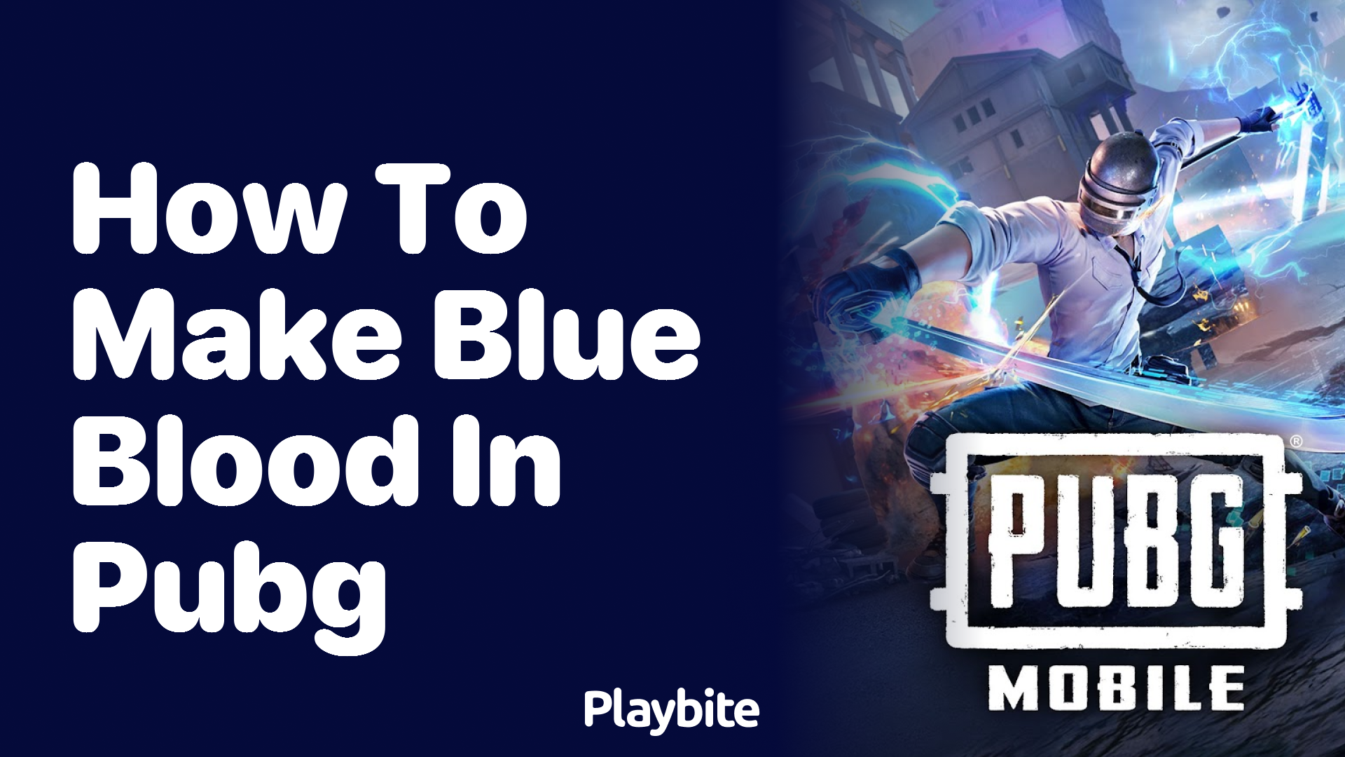 How to Make Blue Blood in PUBG Mobile