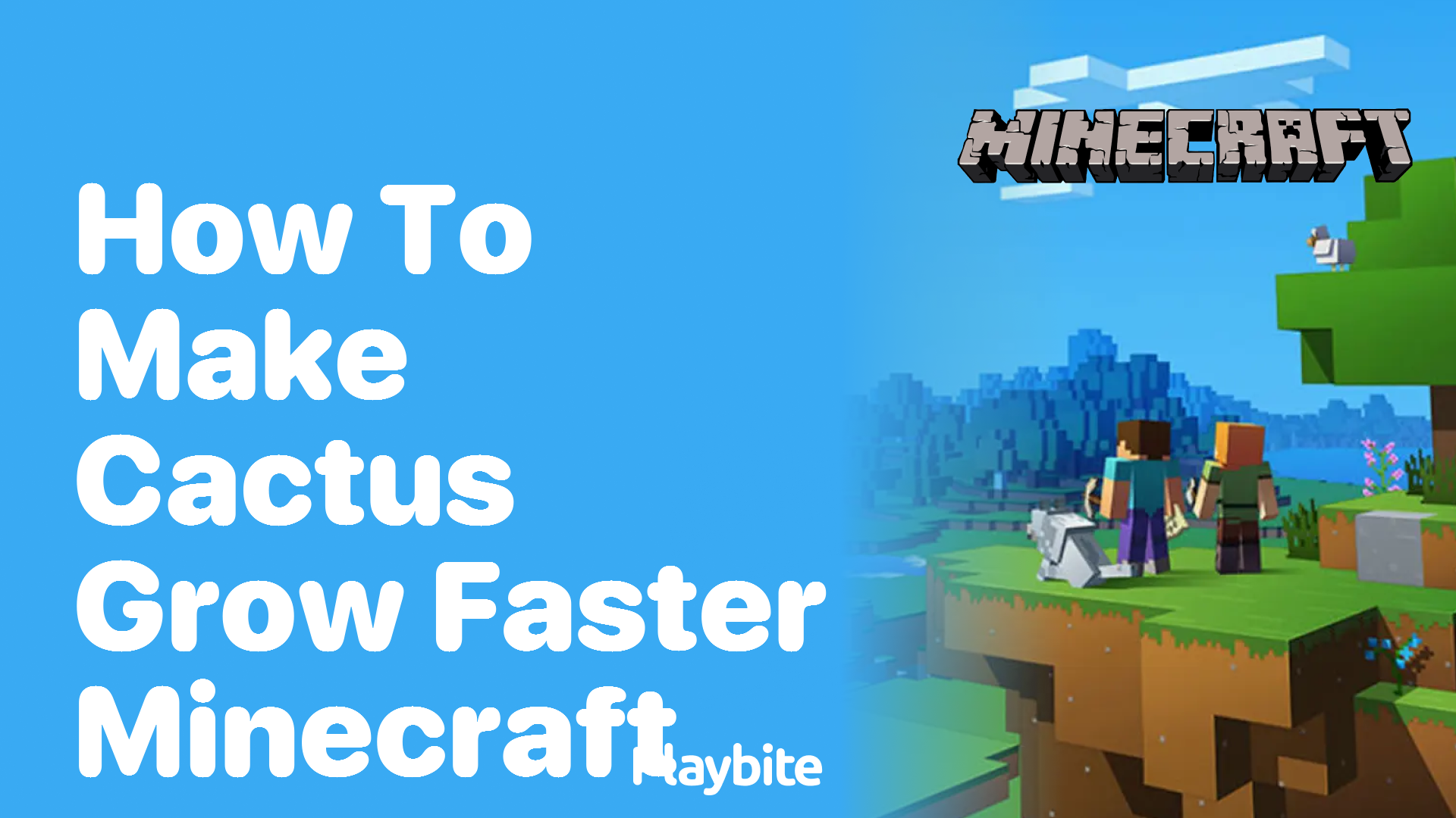 How to Make Cactus Grow Faster in Minecraft