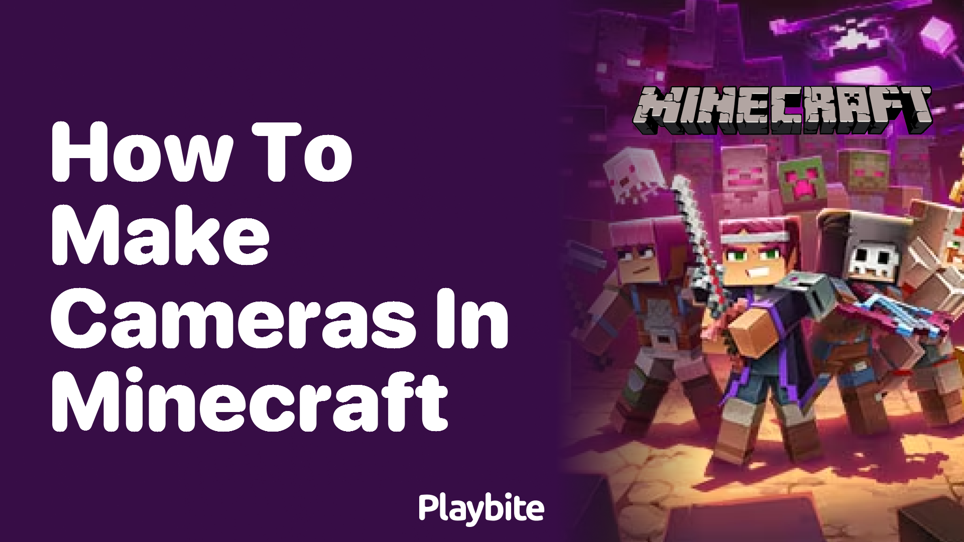 How to Make Cameras in Minecraft: A Quick Guide