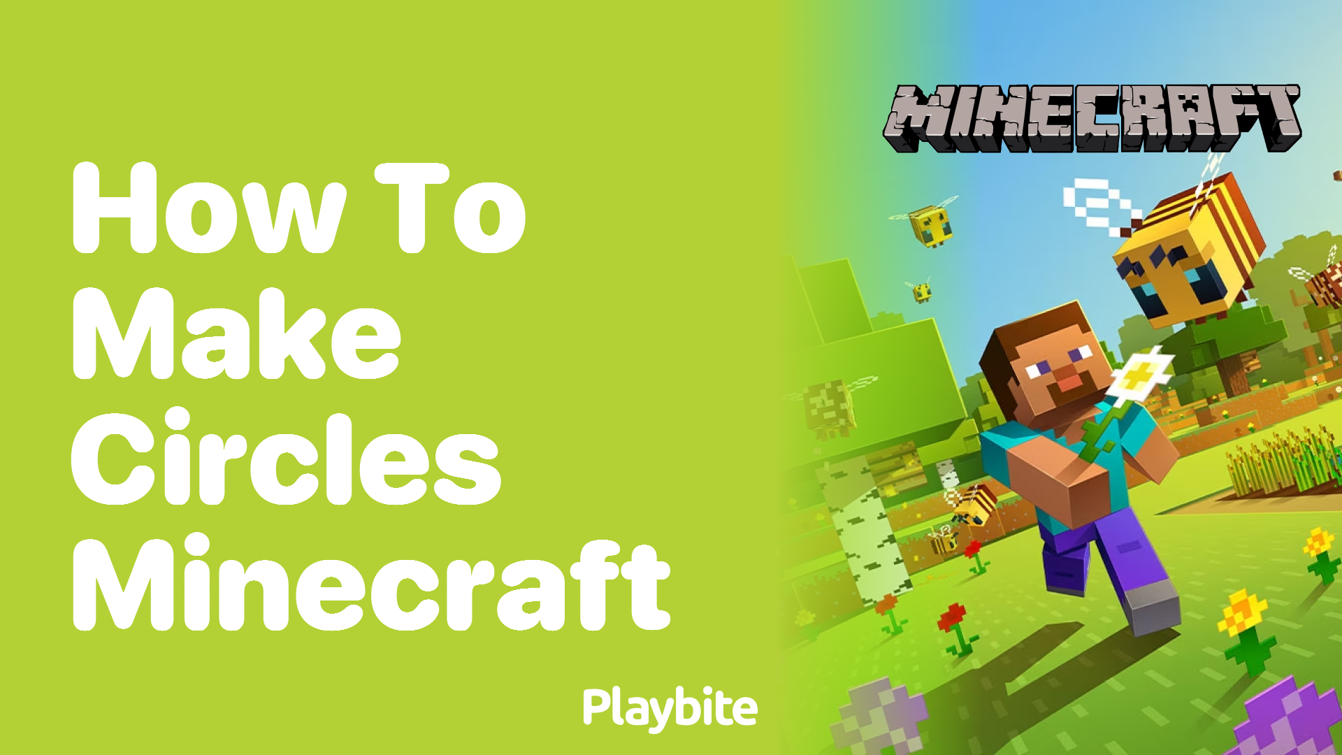 How to Make Circles in Minecraft