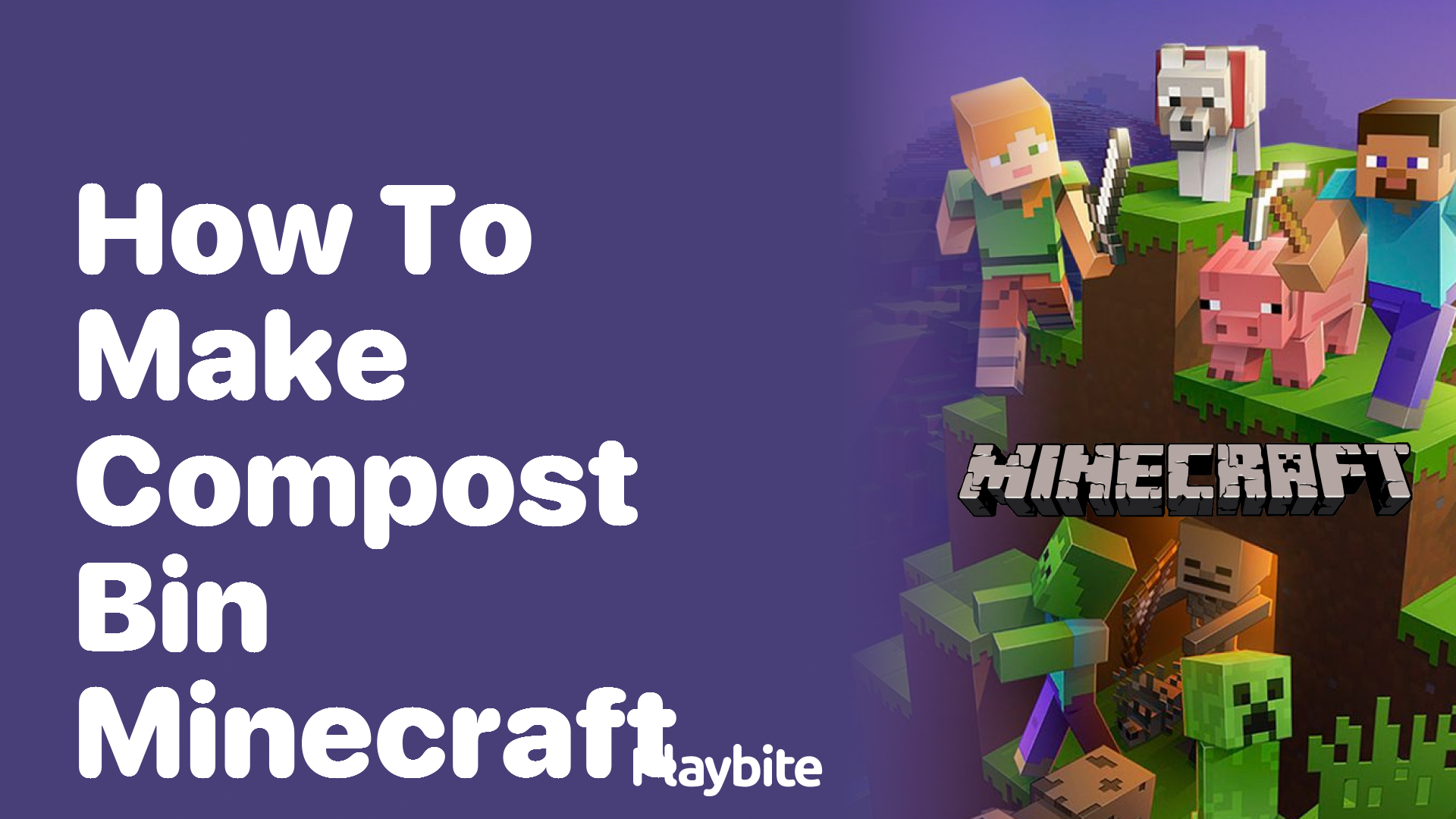 How to Make a Compost Bin in Minecraft