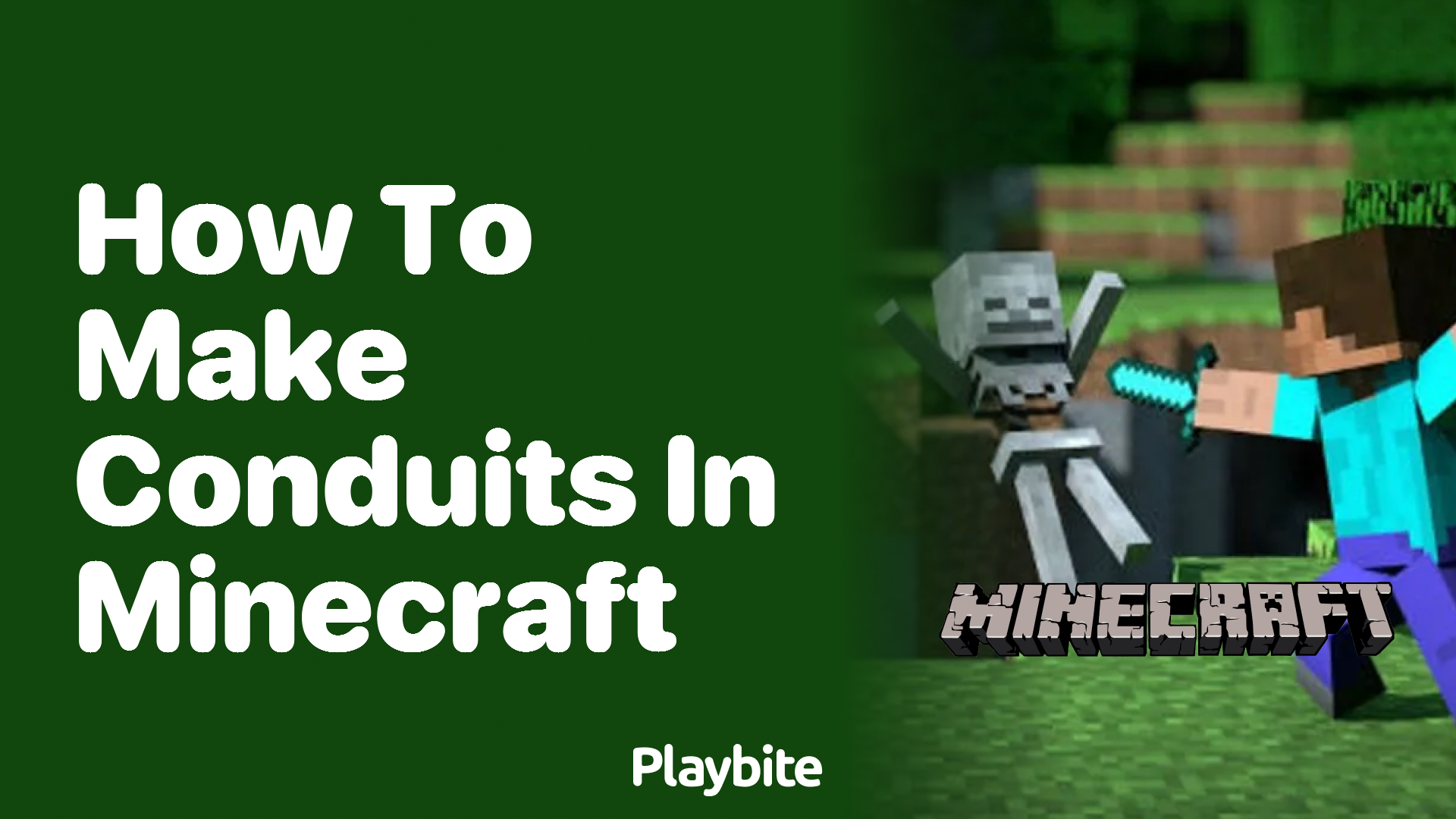 How to Make Conduits in Minecraft: A Simple Guide