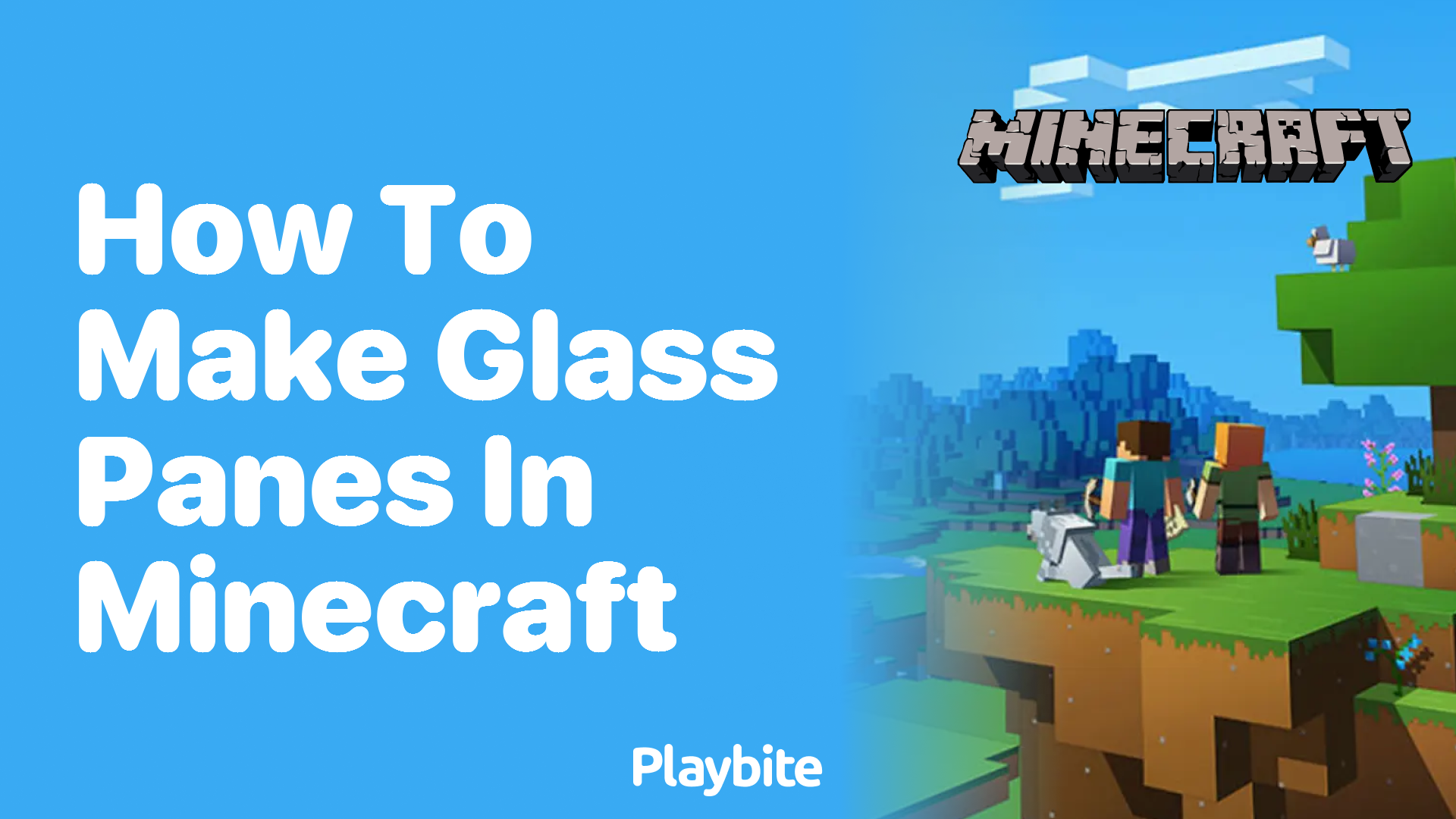 How to Make Glass Panes in Minecraft