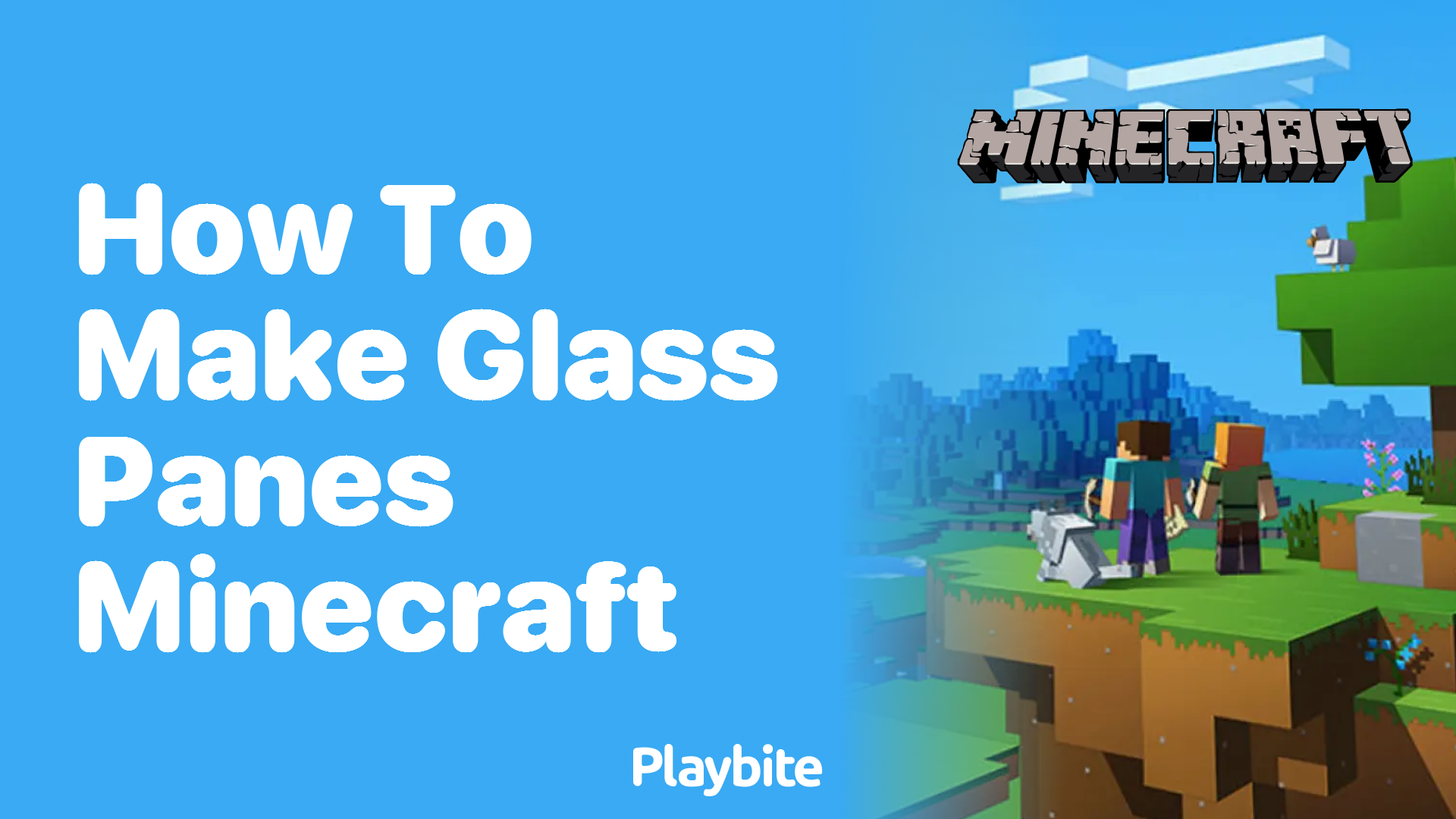 How to Make Glass Panes in Minecraft