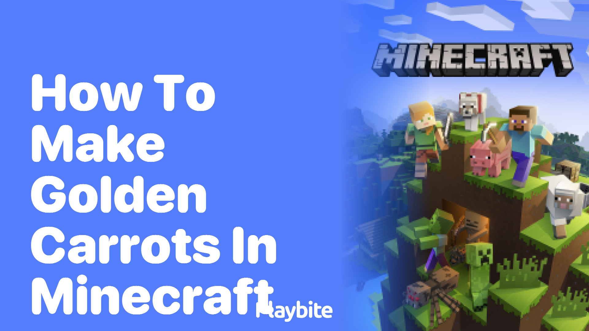 How to Make Golden Carrots in Minecraft - Playbite