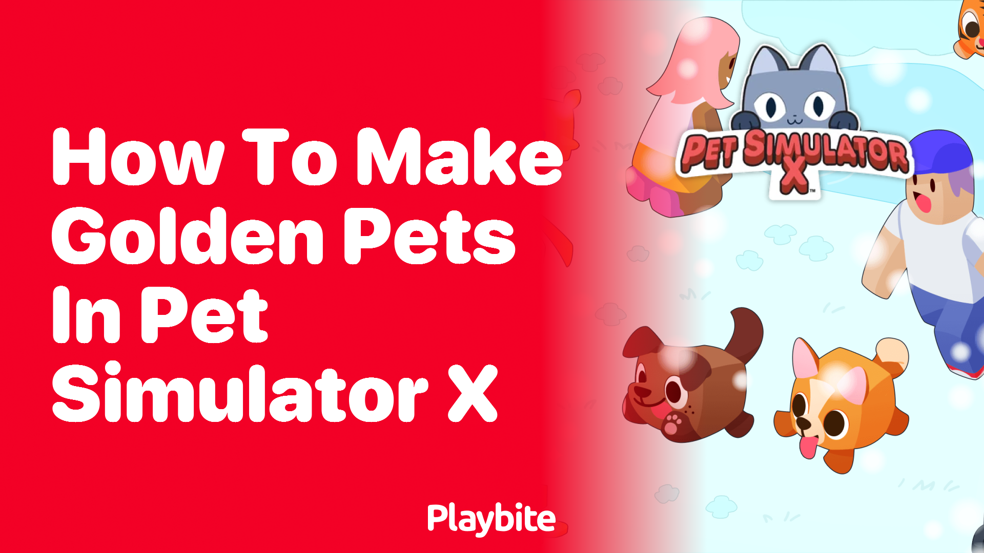 How to Make Golden Pets in Pet Simulator X