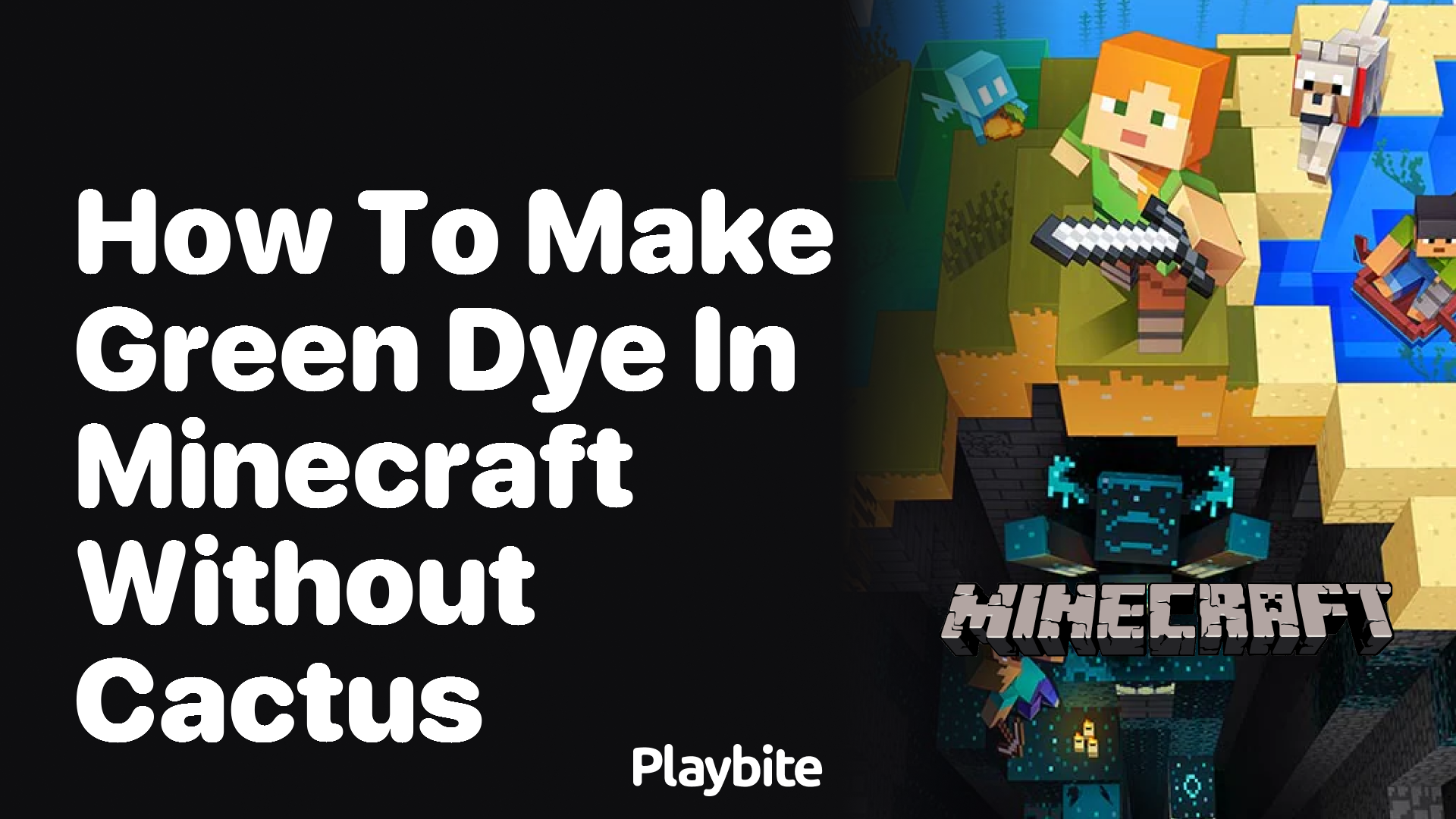 How to Make Green Dye in Minecraft Without Cactus