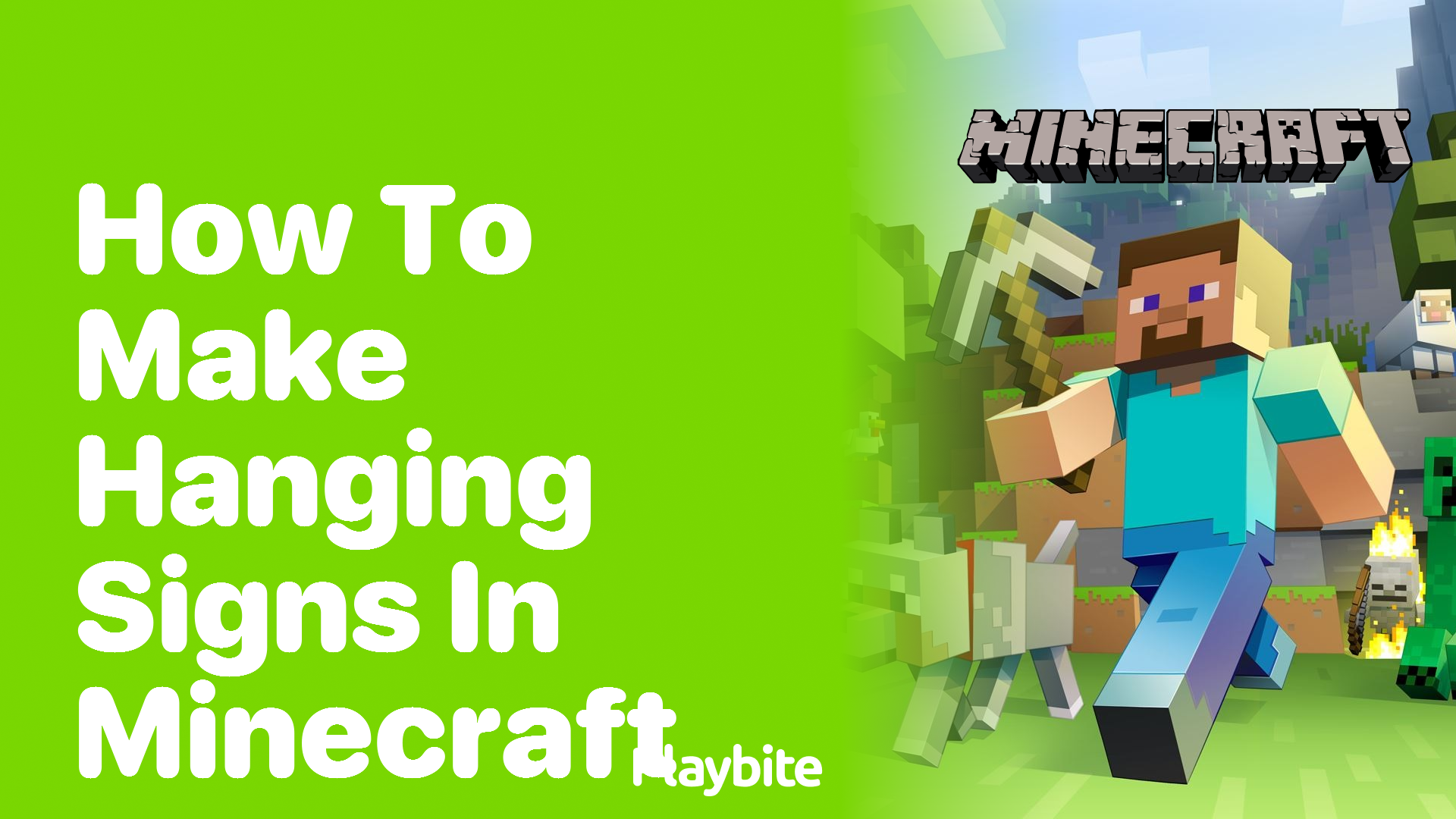 How to Make Hanging Signs in Minecraft