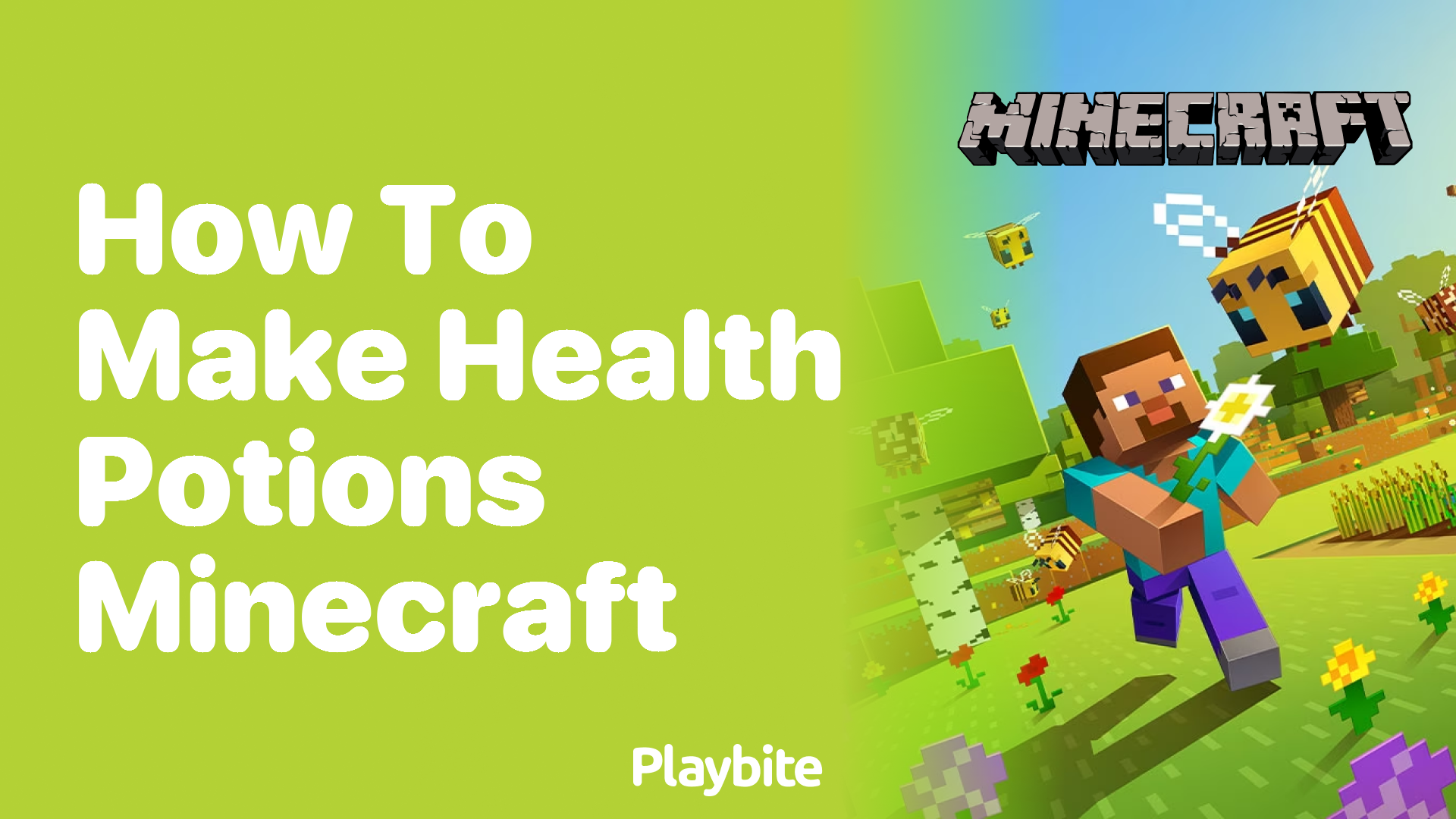 How to Make Health Potions in Minecraft