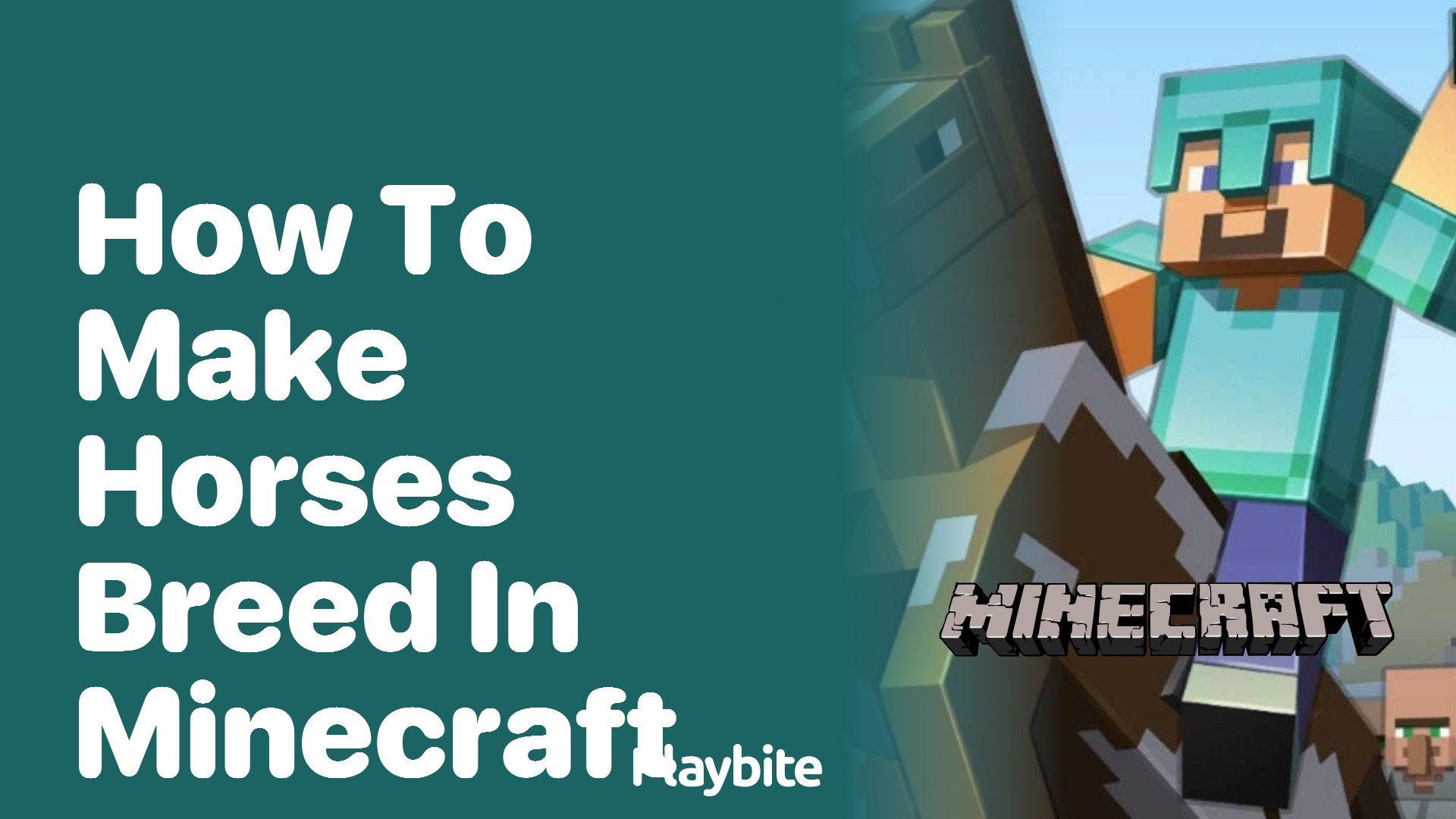 How to Make Horses Breed in Minecraft