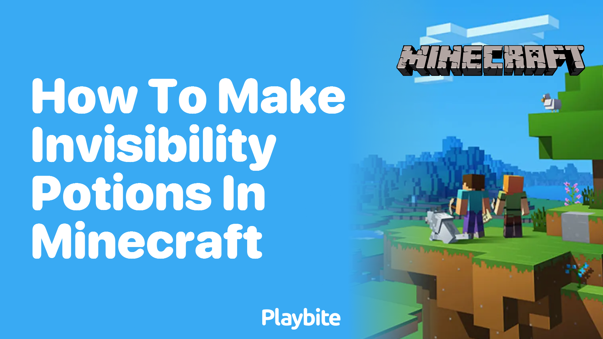 How to Make Invisibility Potions in Minecraft
