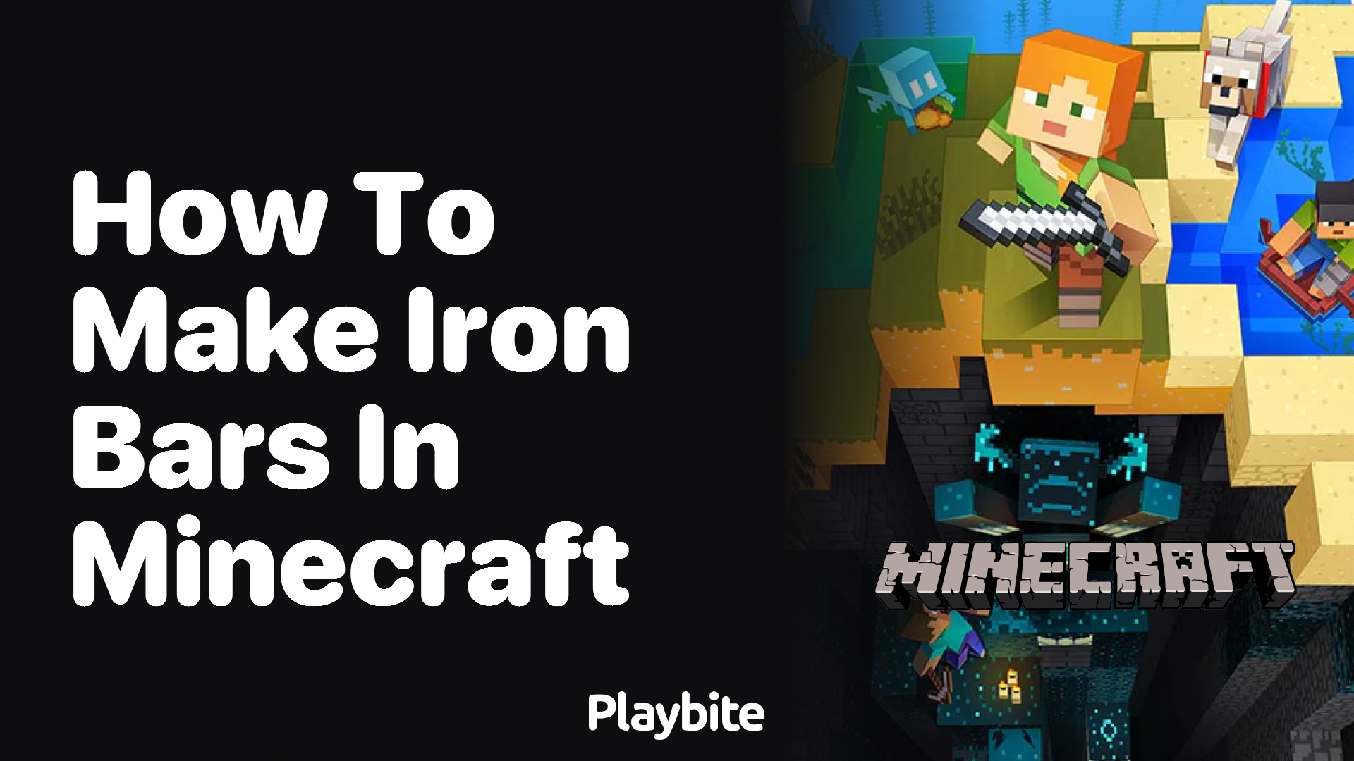 How to Make Iron Bars in Minecraft