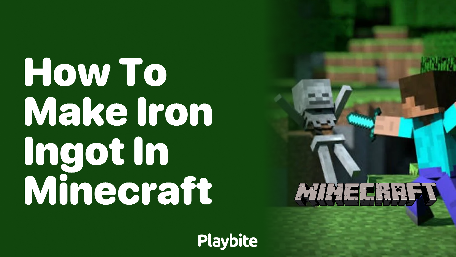 How To Make Iron Ingot