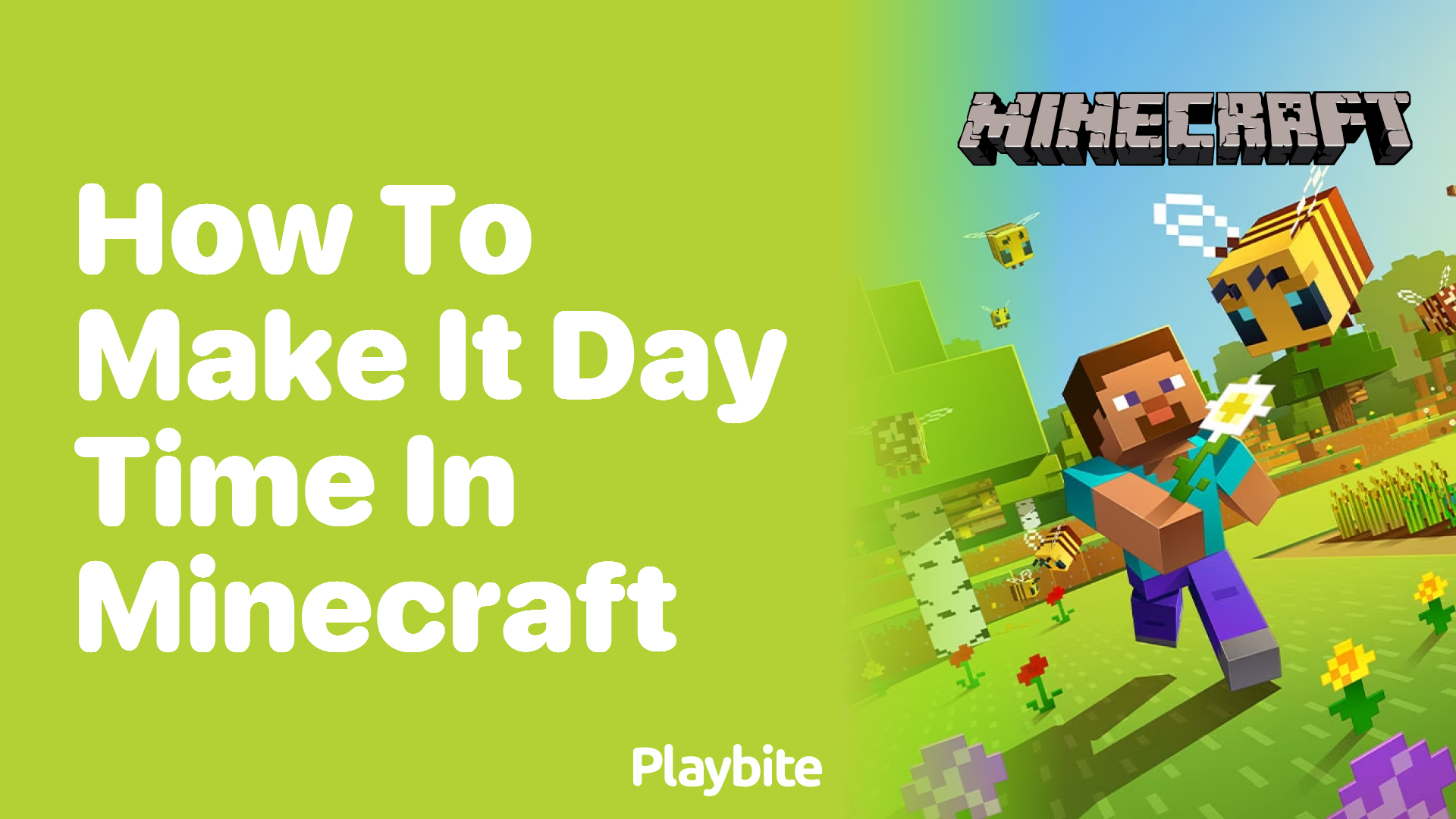 How to Make It Daytime in Minecraft