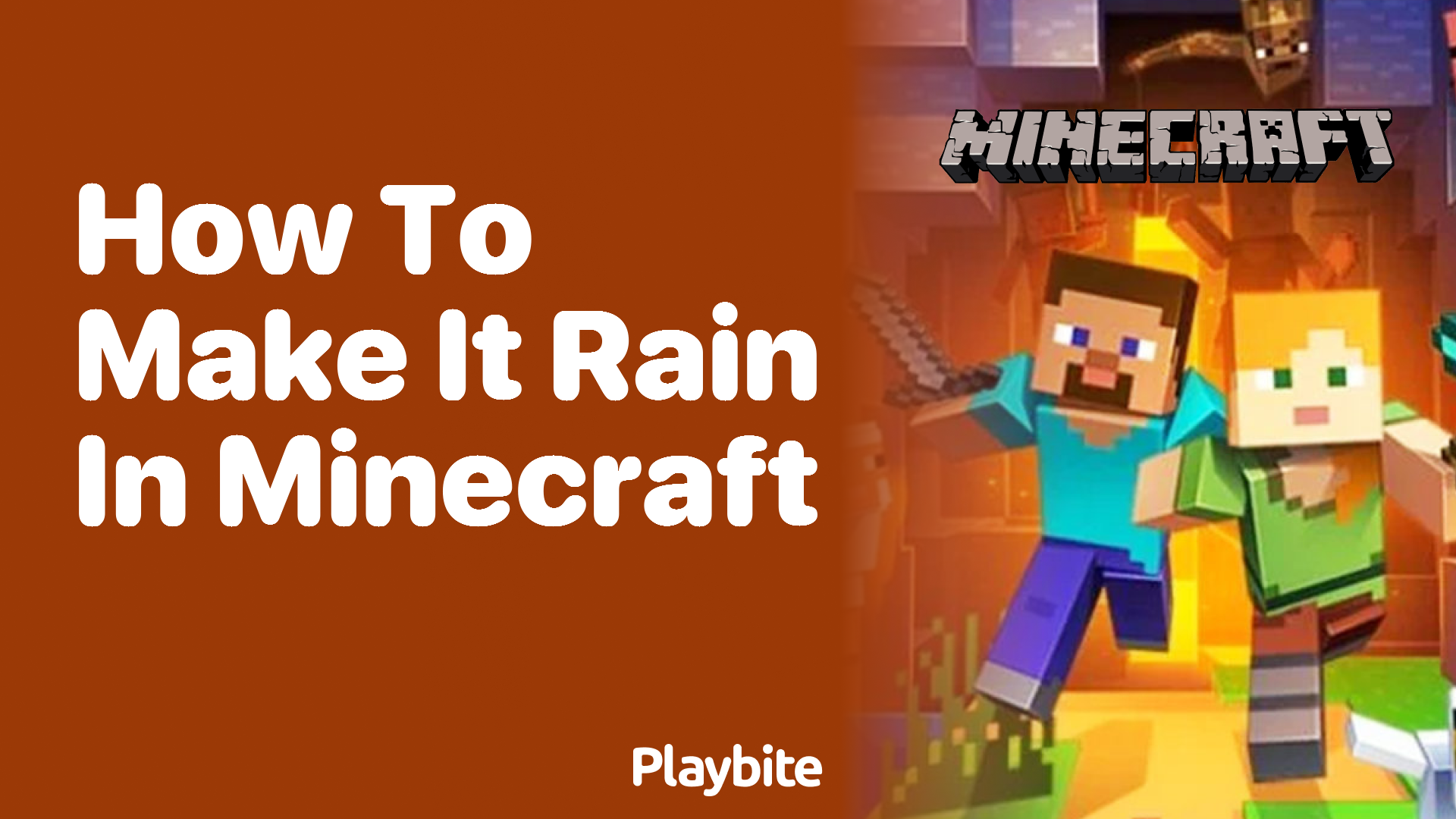 How to Make It Rain in Minecraft: A Fun Guide