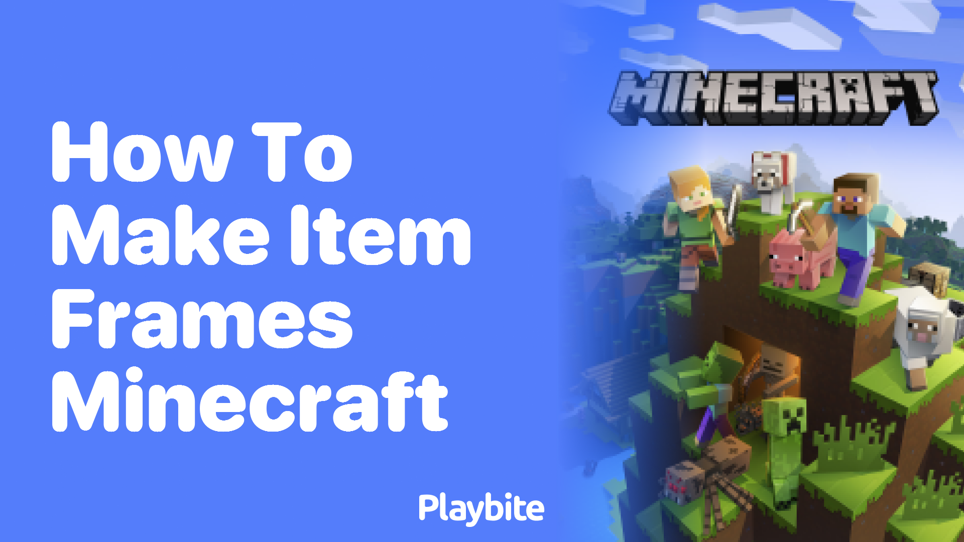 How to Make Item Frames in Minecraft