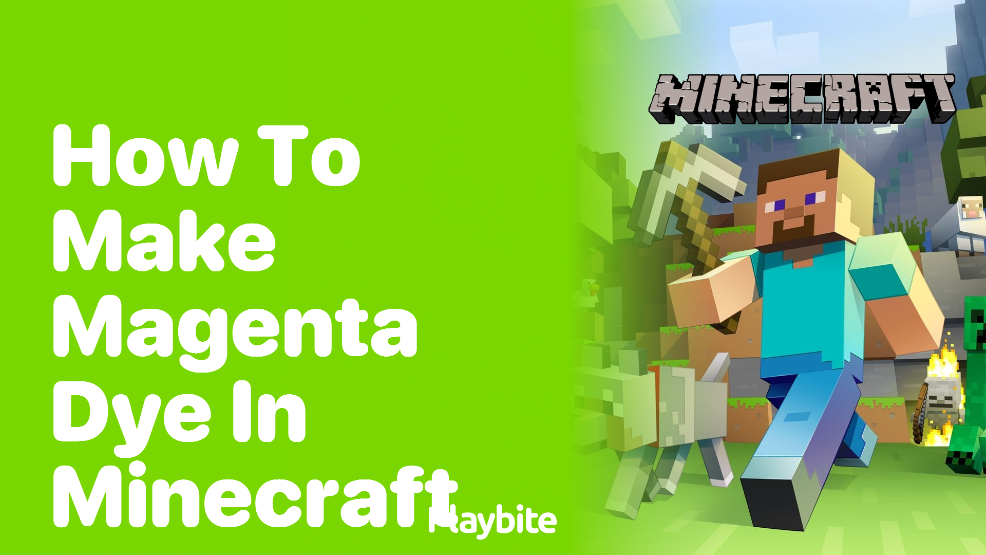 How to Make Magenta Dye in Minecraft