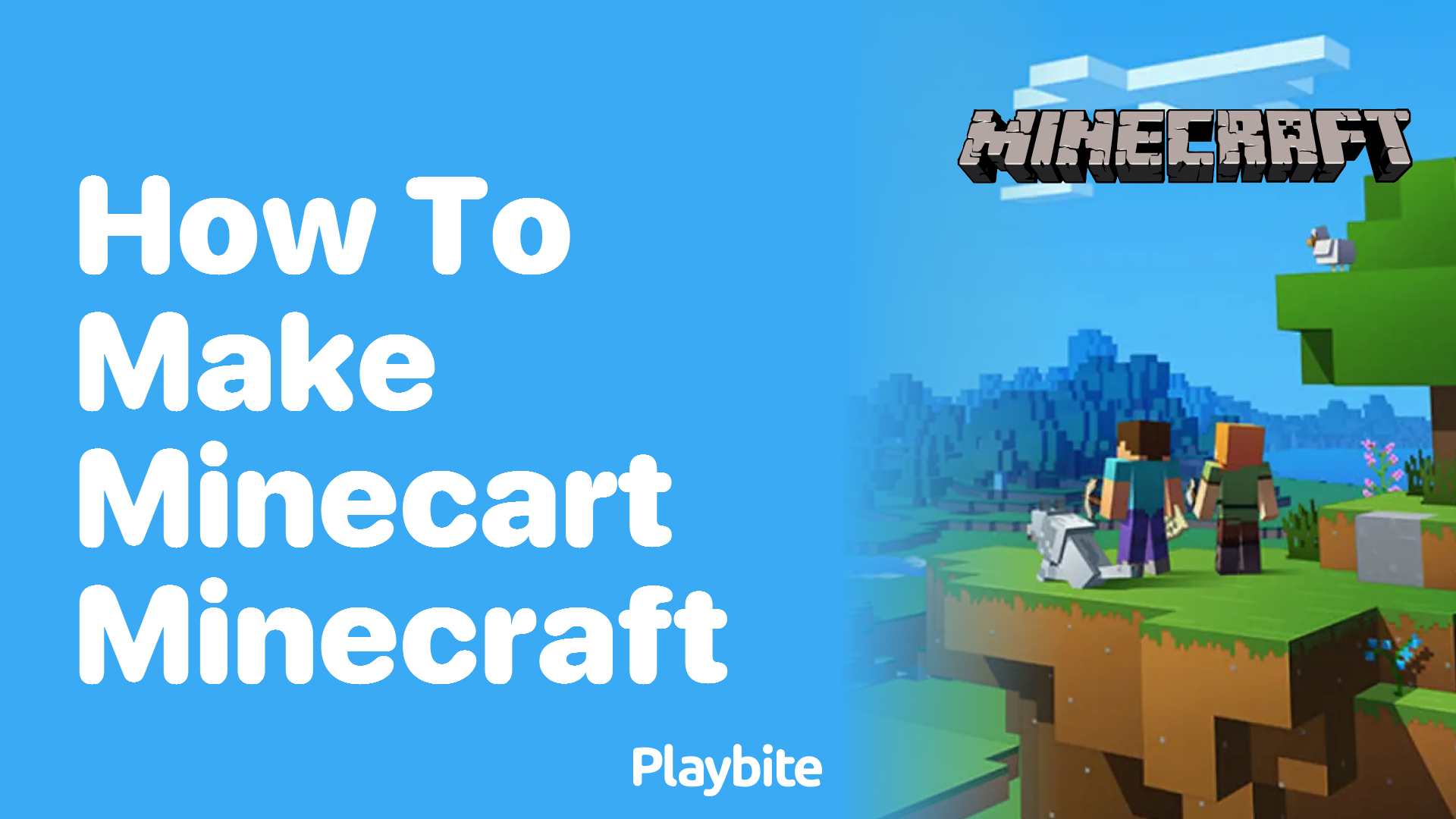 How to Make a Minecart in Minecraft