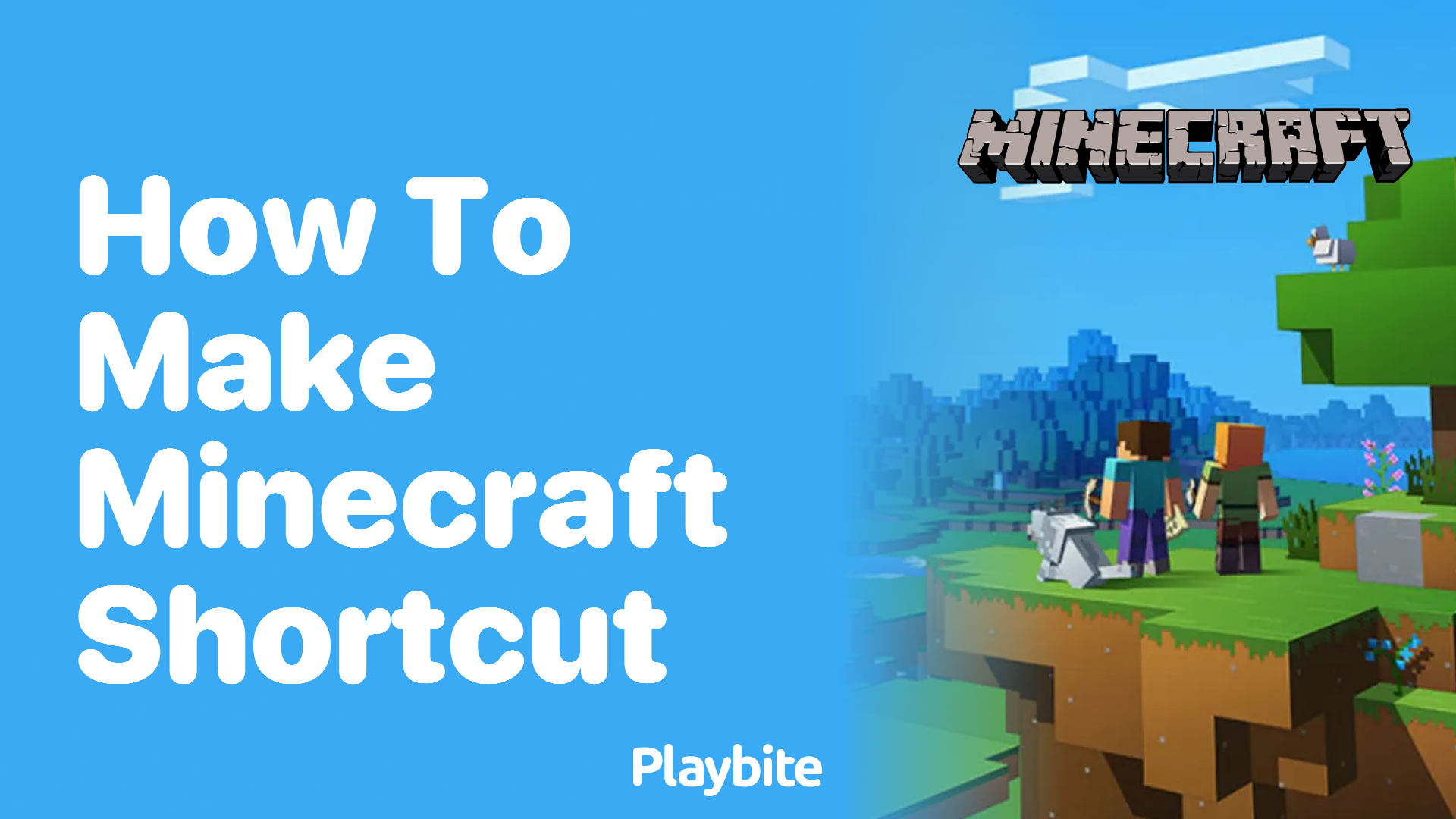 How to Make a Minecraft Shortcut