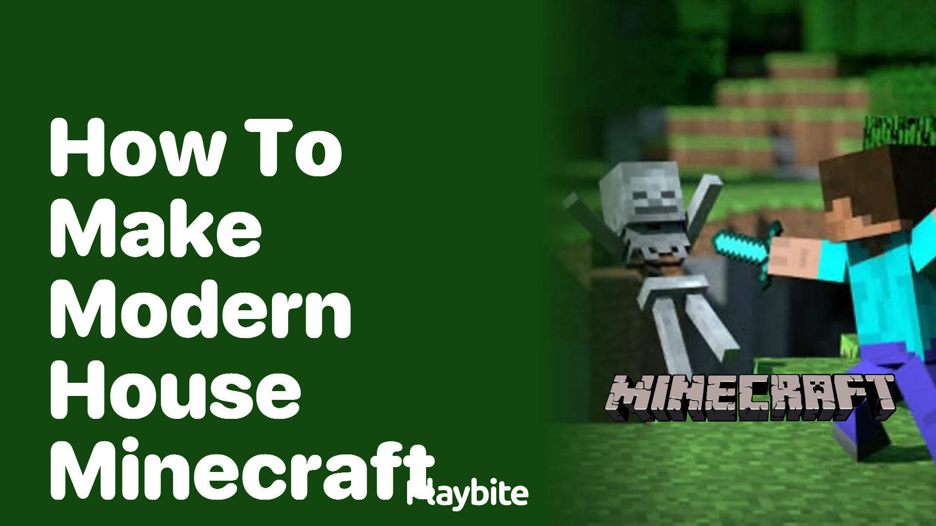 How to Make a Modern House in Minecraft - Playbite