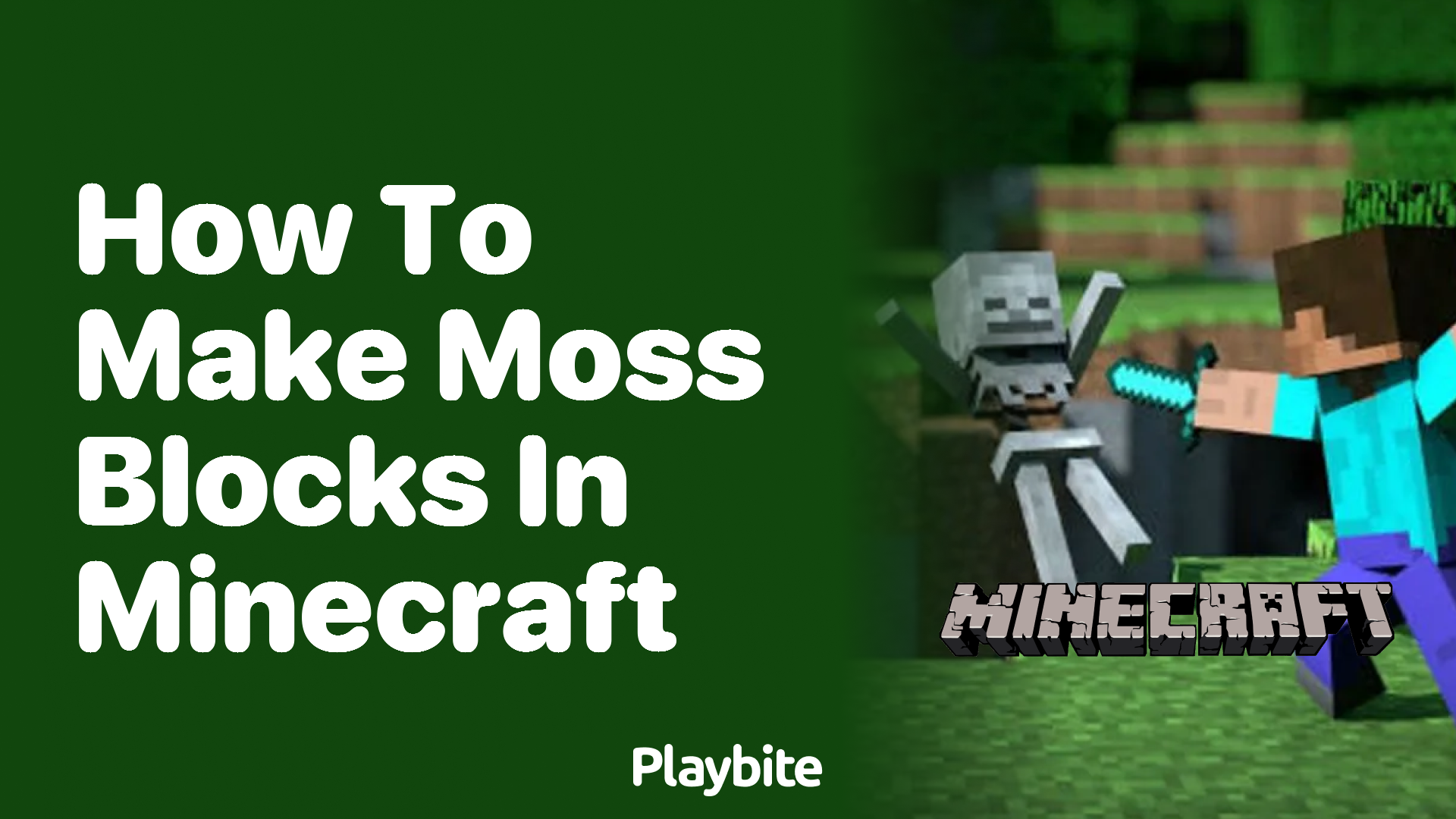 How to Make Moss Blocks in Minecraft