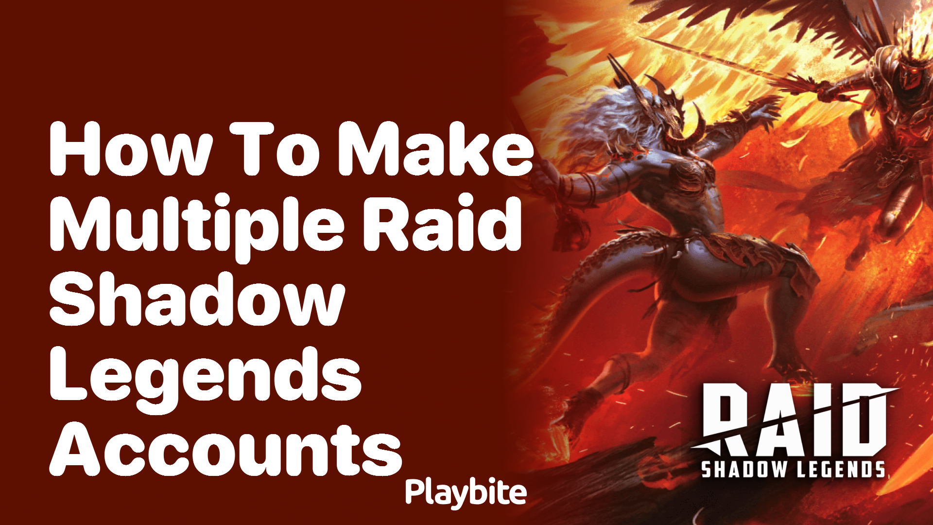 How to Make Multiple Raid Shadow Legends Accounts