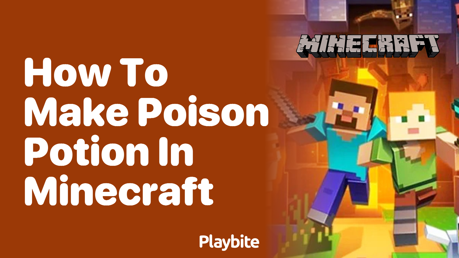 How to Make a Poison Potion in Minecraft