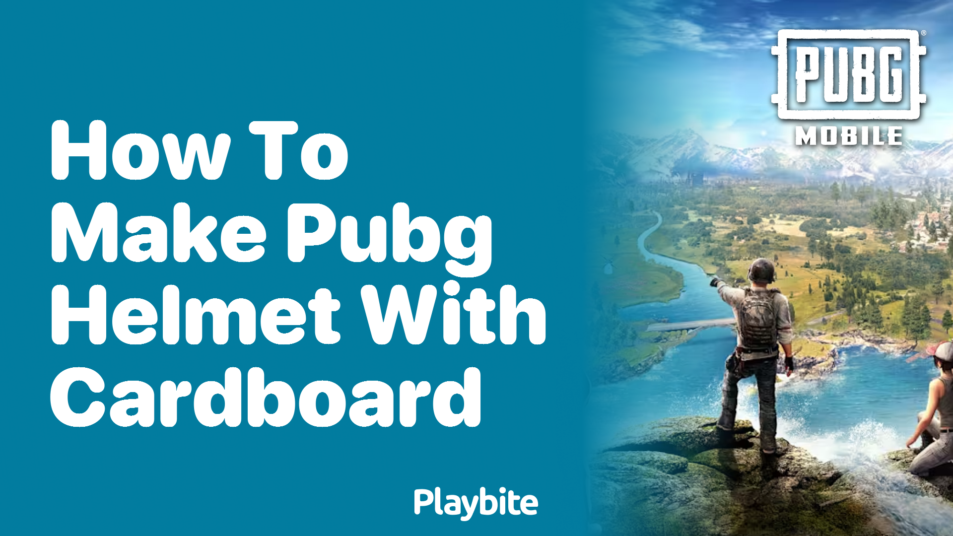 How to Make a PUBG Helmet with Cardboard