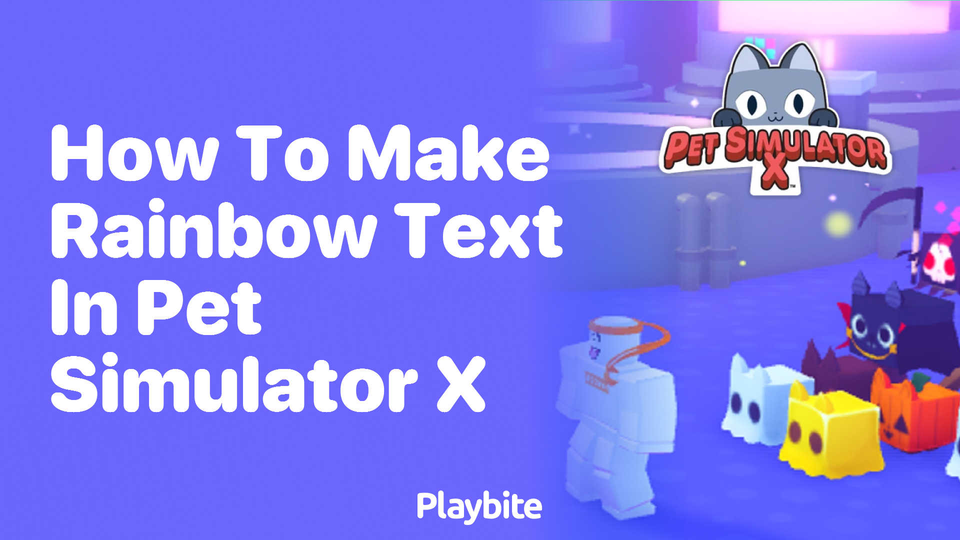 How to Make Rainbow Text in Pet Simulator X