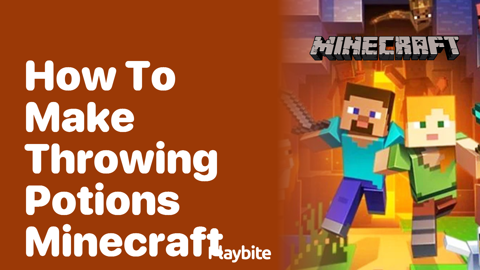 How to Make Throwing Potions in Minecraft