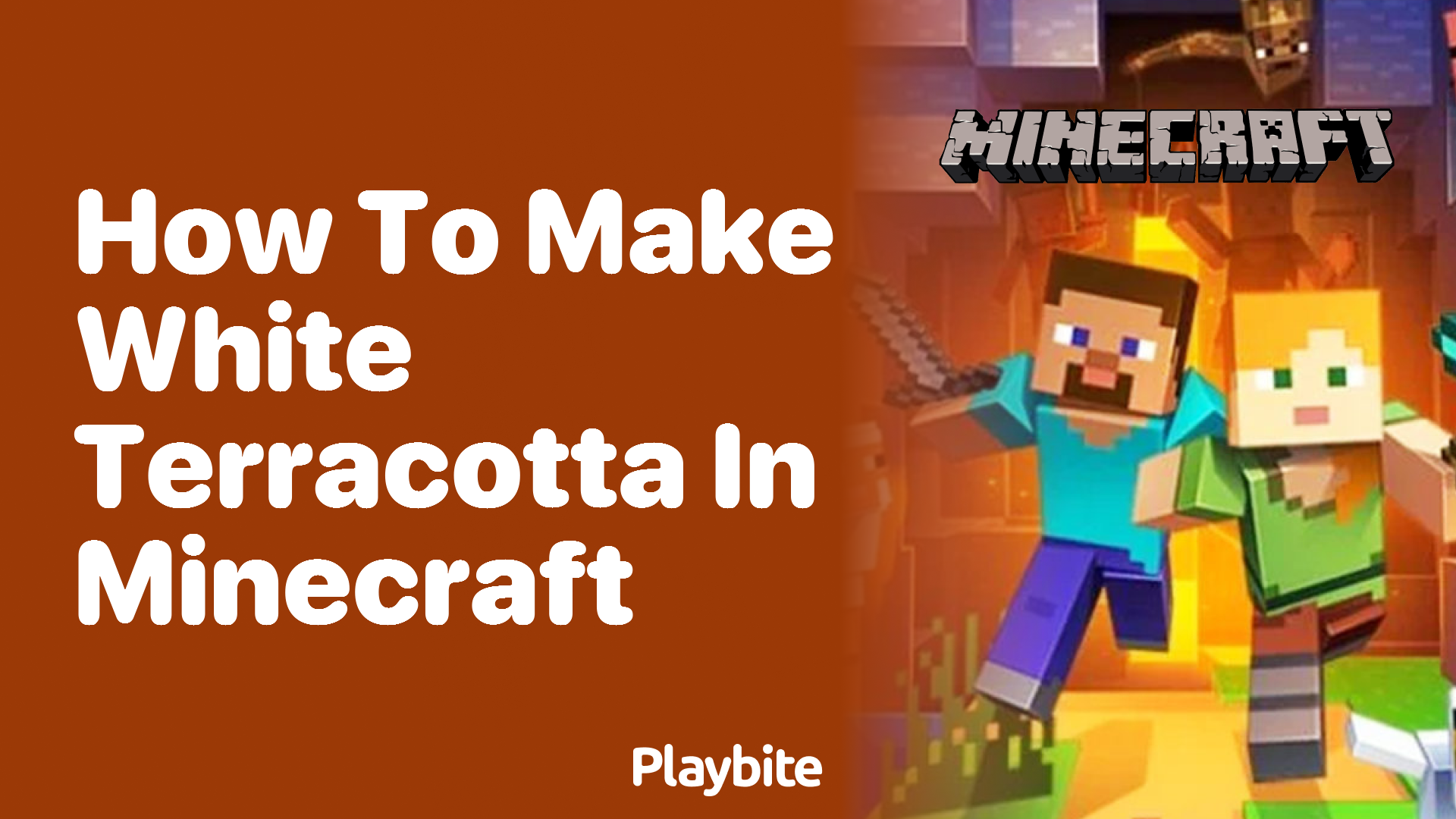 How to Make White Terracotta in Minecraft